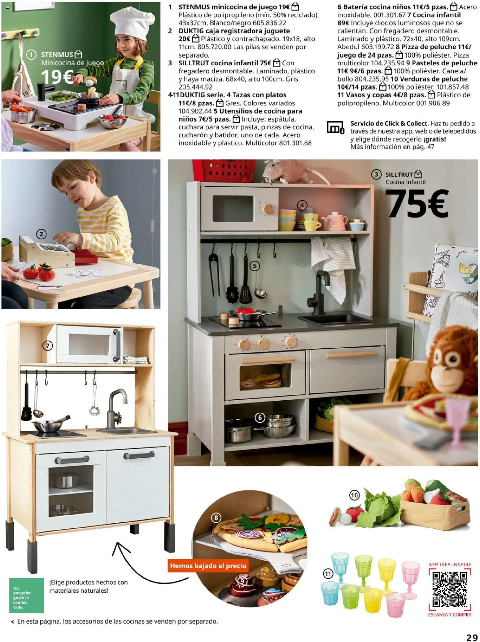 IKEA - Niños │ válido desde el 01/09/2026 | Página: 29 | Productos: Fregadero, Verduras, Vasos, Caja