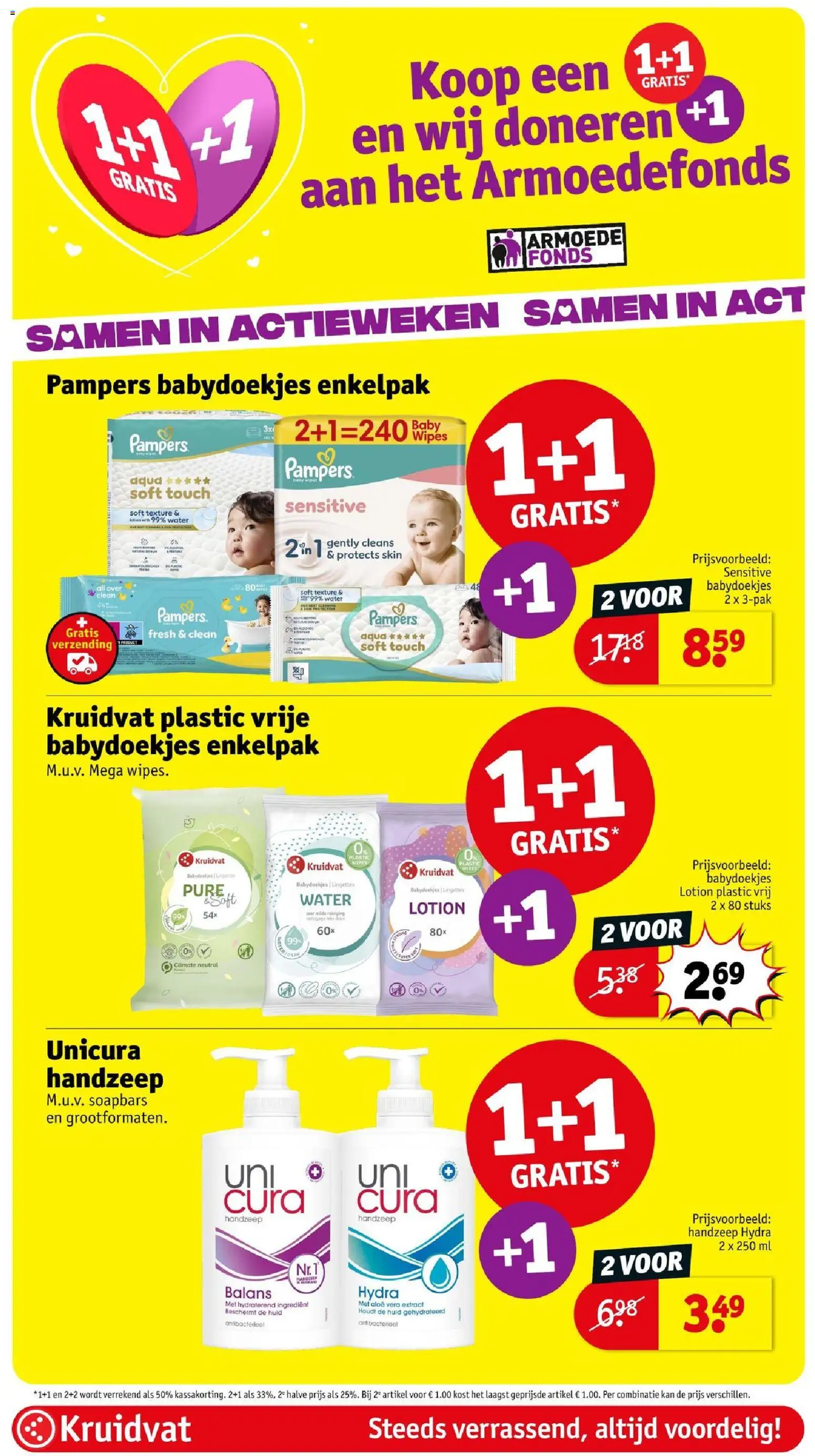{H1} | Pagina: 29 | Producten: Pampers, Babydoekjes, Handzeep, Water