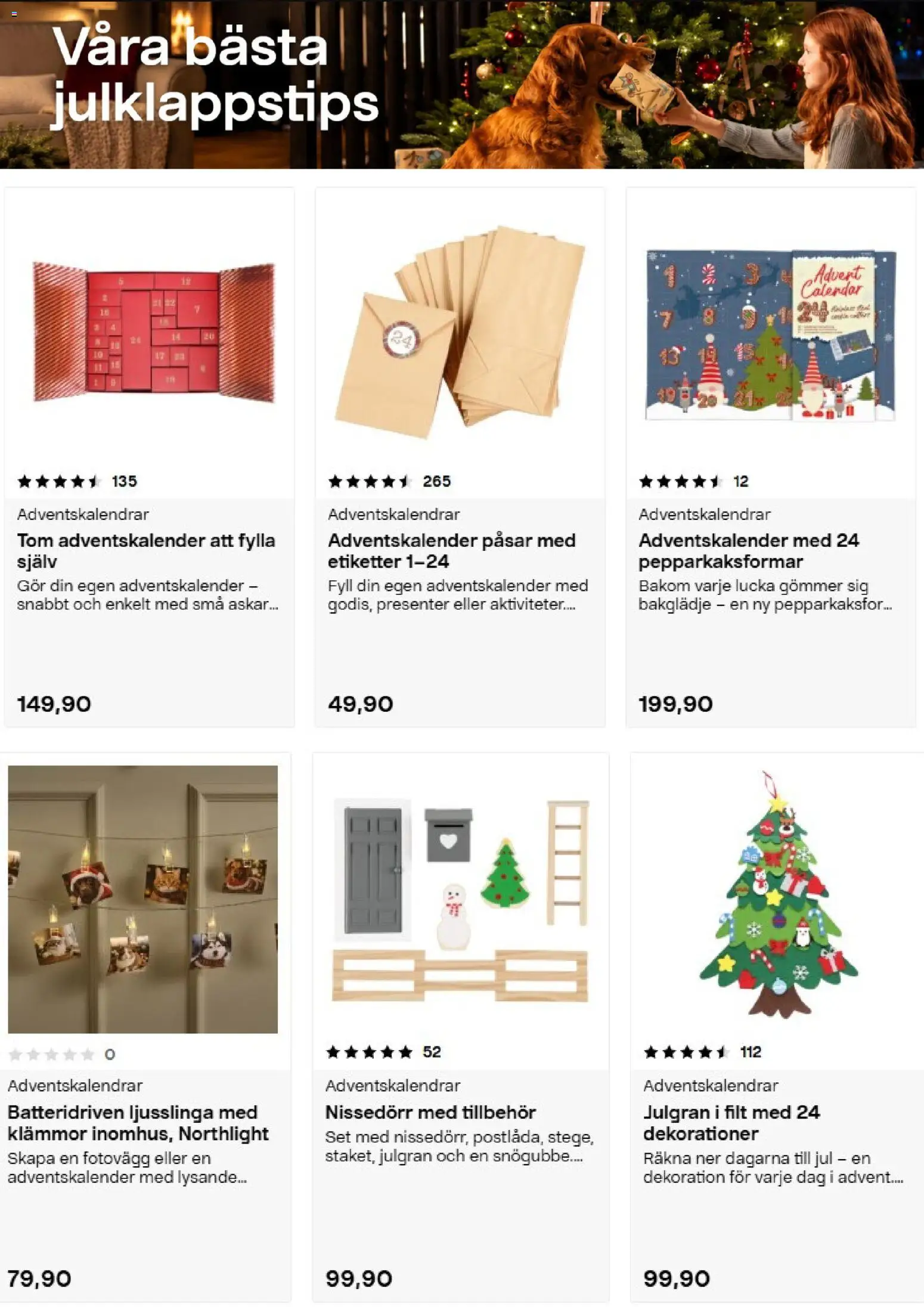 Clas Ohlson reklamblad aktuell från 15/10/2026 | Sida: 2 | Produkter: Adventskalender, Dekoration, Set, Tillbehör