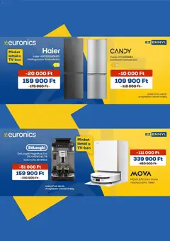 Euronics akciós újság - amely érvényes a következő dátumtól: 2026.07.30. | Oldal: 2 | Termékek: Hűtőszekrény, Kávéfőző, Alulfagyasztós hűtőszekrény, Automata kávéfőző