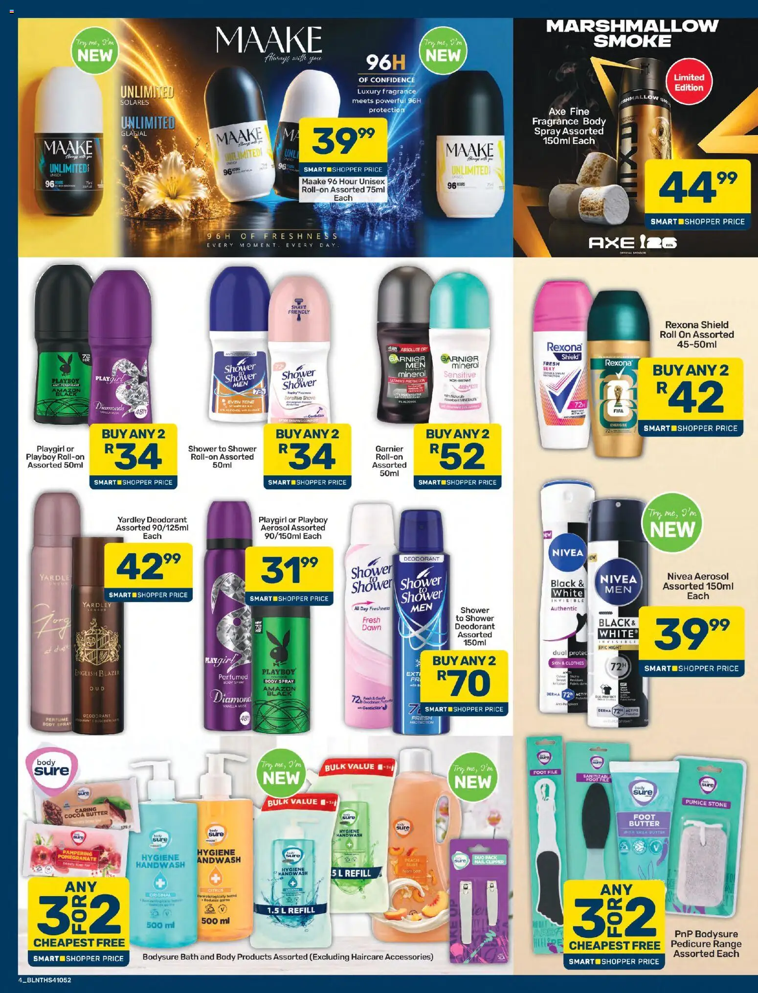 New Pick n Pay catalogue – valid from 24/07/2026 | Page: 4 | Products: Blazer, Perfume, Fragrance, Deodorant