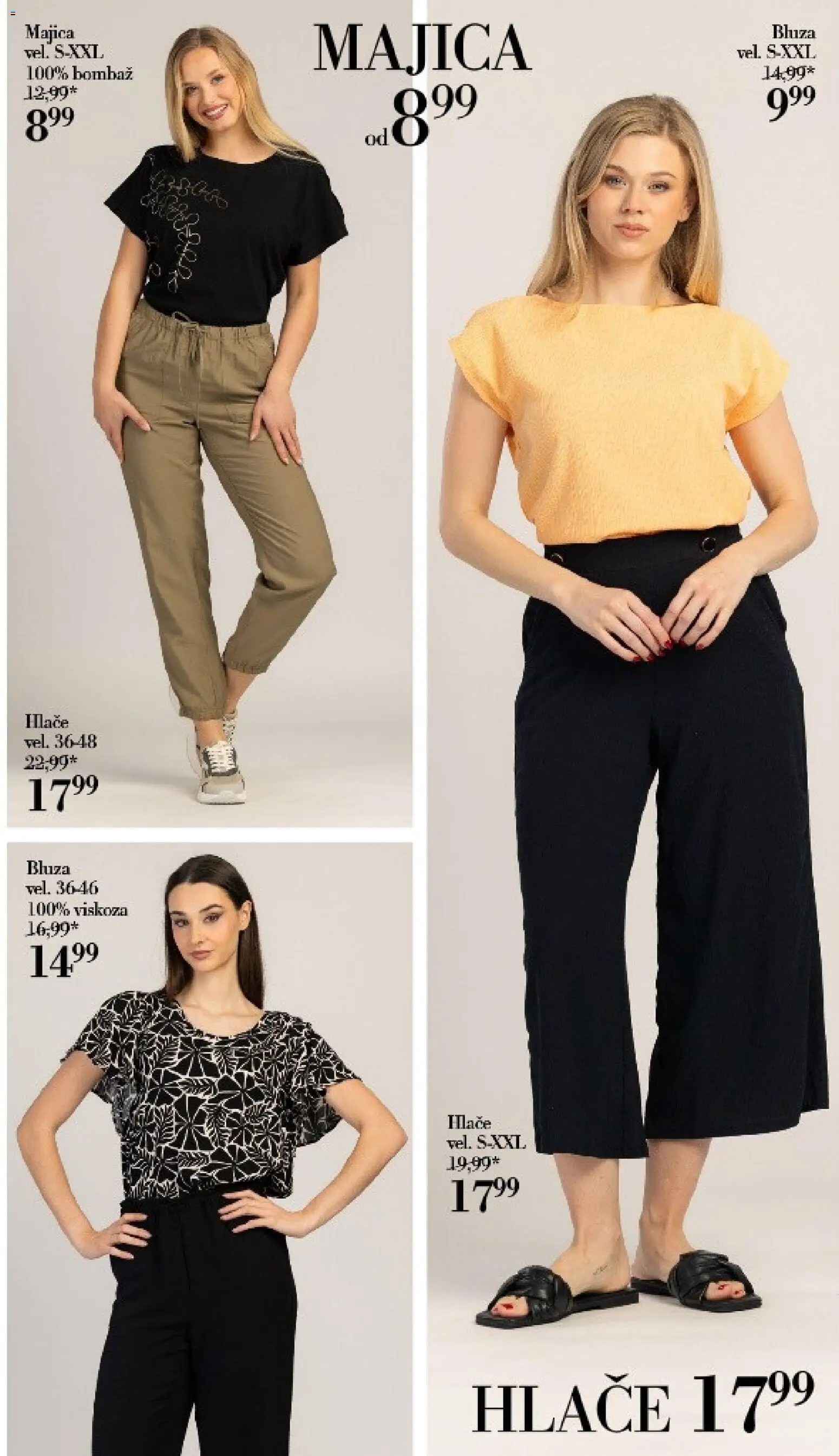 Novi Mana katalog ponudbe – veljaven od 15.04.2026 | Stran: 3 | Izdelki: Majica, Hlace
