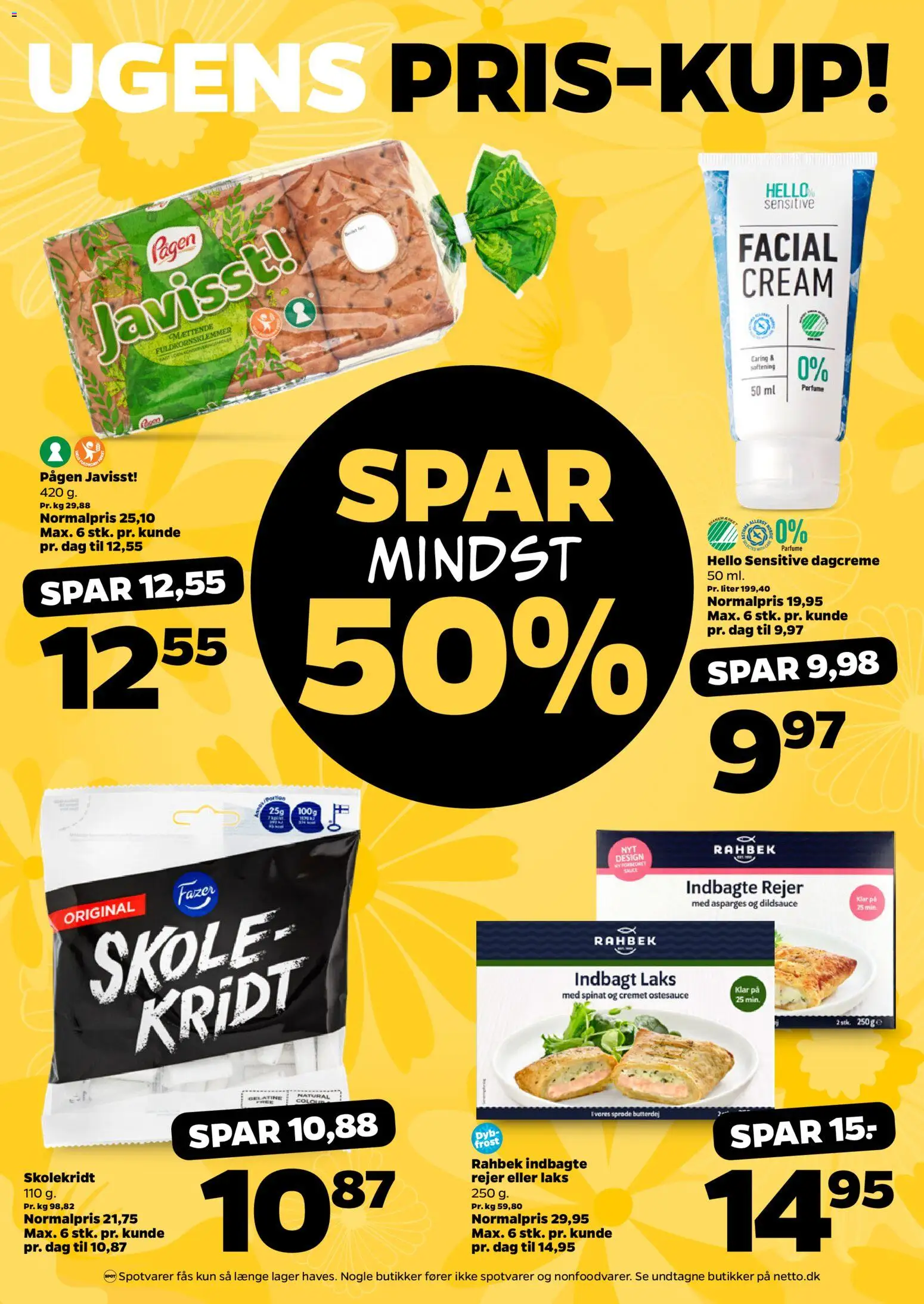 Netto tilbudsavis – gyldig fra 25/07/2026 | Side: 7 | Produkter: Butterdej, Rejer, Spinat, Asparges