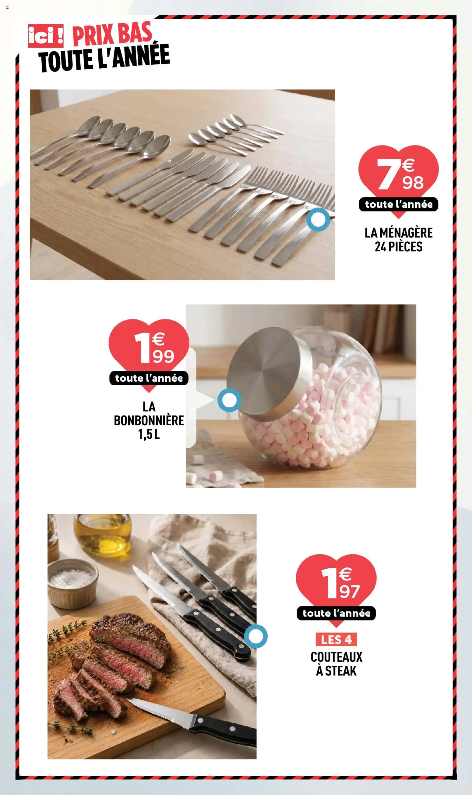 {H1} | Page: 25 | Produits: Couteaux, Steak, Bonbonnière