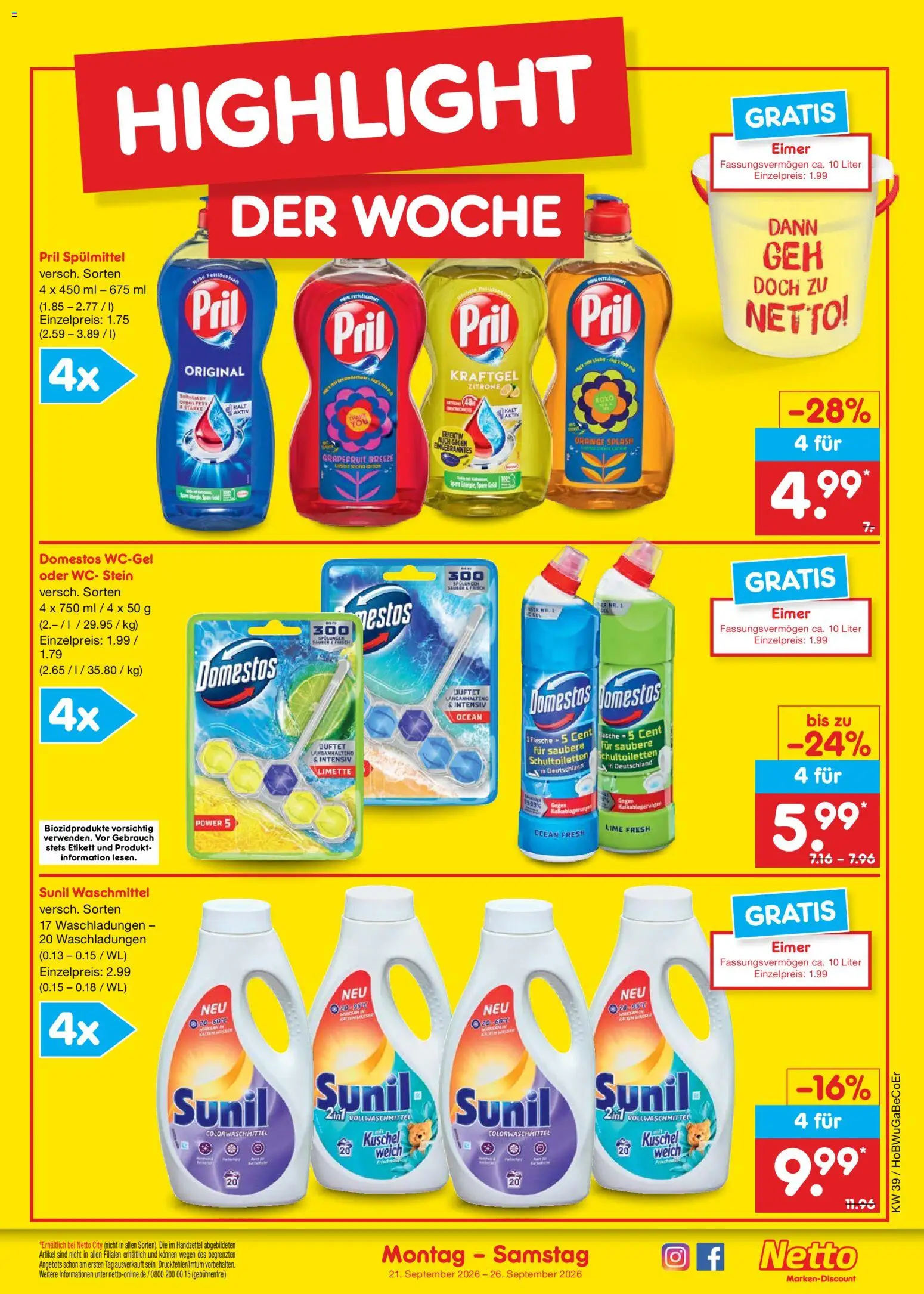 Netto Marken-Discount Prospekt – gültig ab 21.09.2026 | Seite: 3