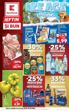 Ofertele Kaufland valabile de la 23.09.2026