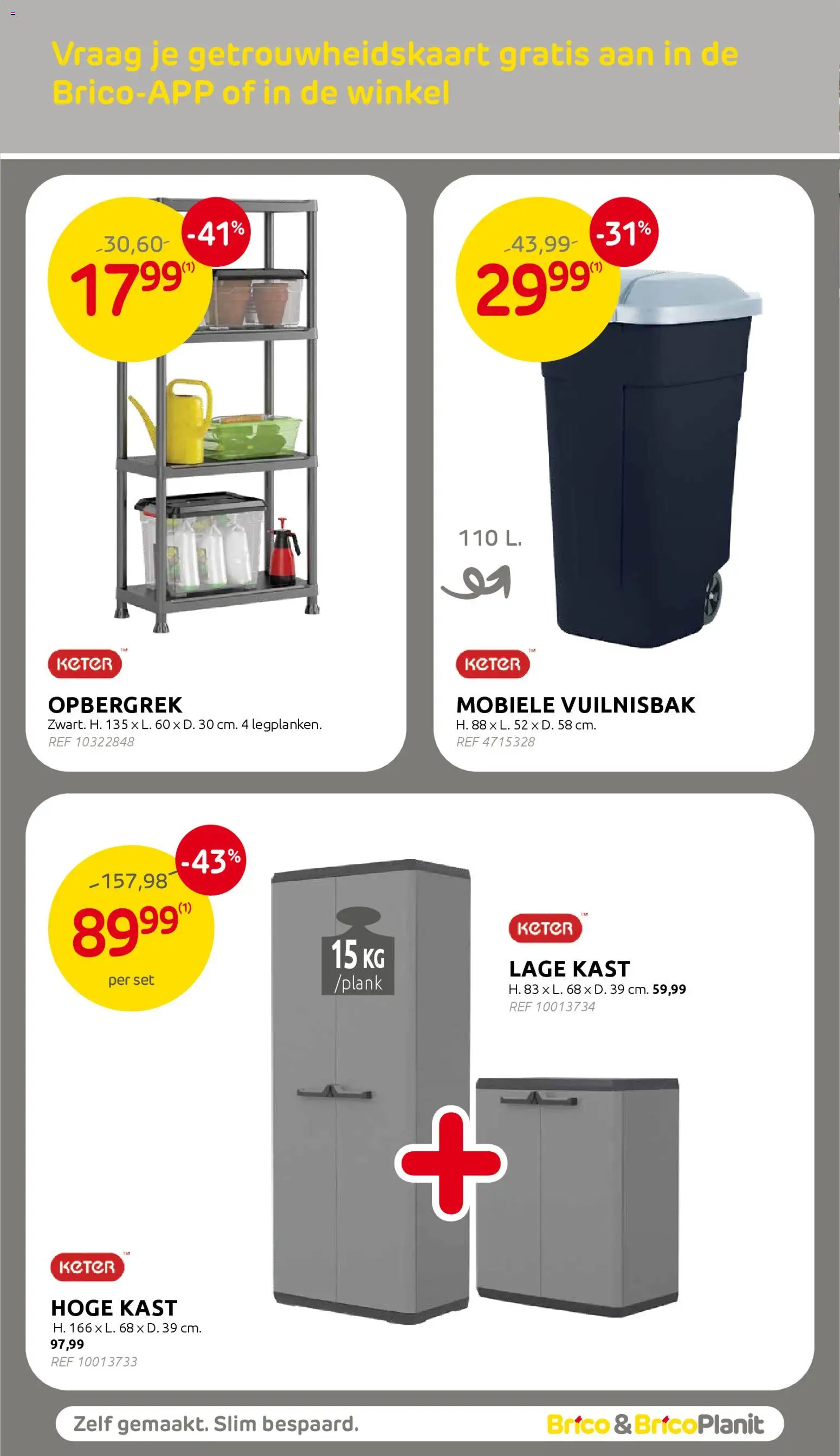 {H1} | Pagina: 49 | Producten: Kast, Opbergrek, Vuilnisbak