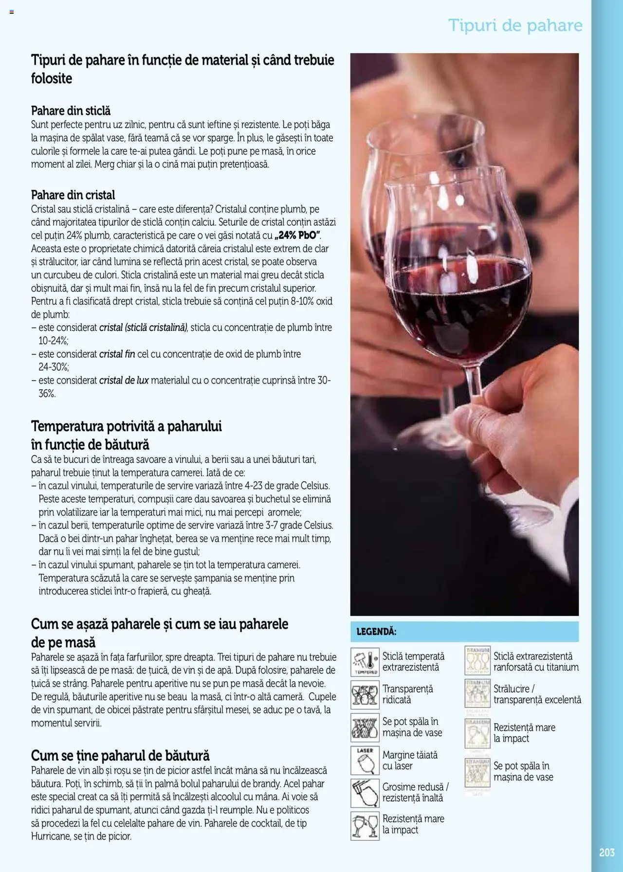 Noul catalog Metro – valabil de la 17.09.2025 | Pagină: 203 | Produse: Pahare, Masă, Vin, Pește