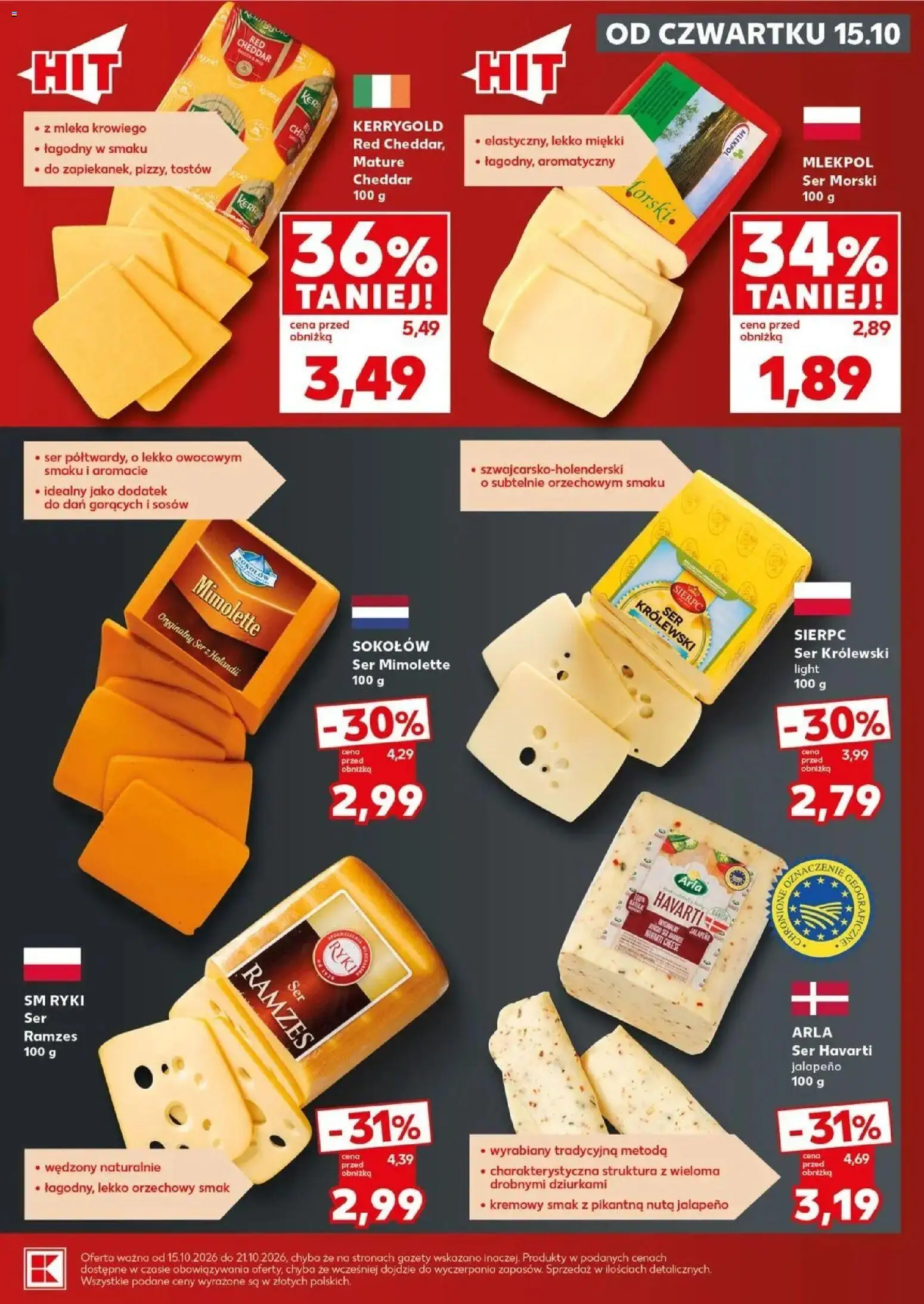 Kaufland gazetka - Mocny start od 19.10.2026 - od jutra PDF | Strona: 17 | Produkty: Mleka, Gazety, Jalapeno, Ser