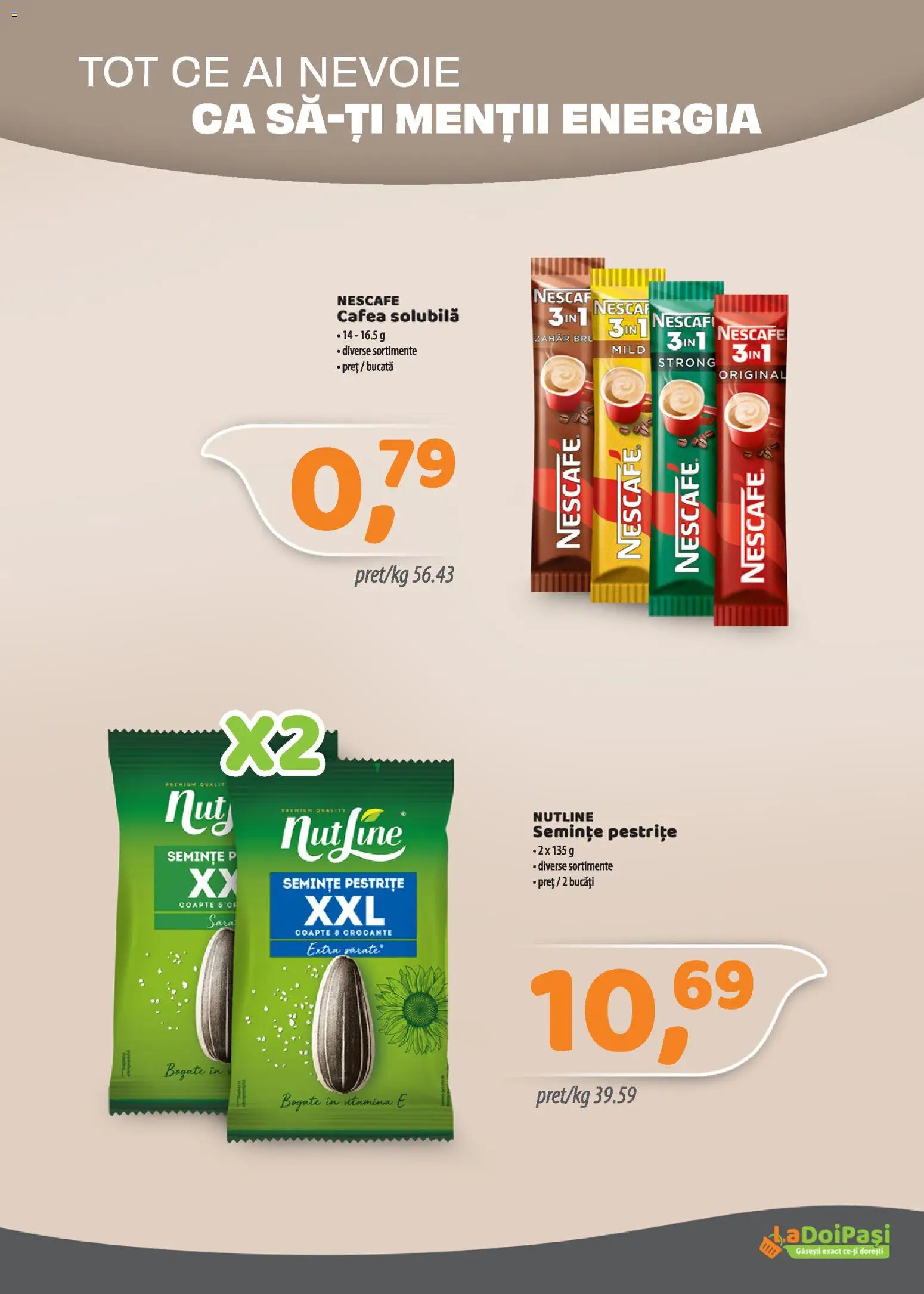 Noul catalog LaDoiPași – valabil de la 01.05.2026 | Pagină: 7 | Produse: Semințe, Cafea, Zahăr