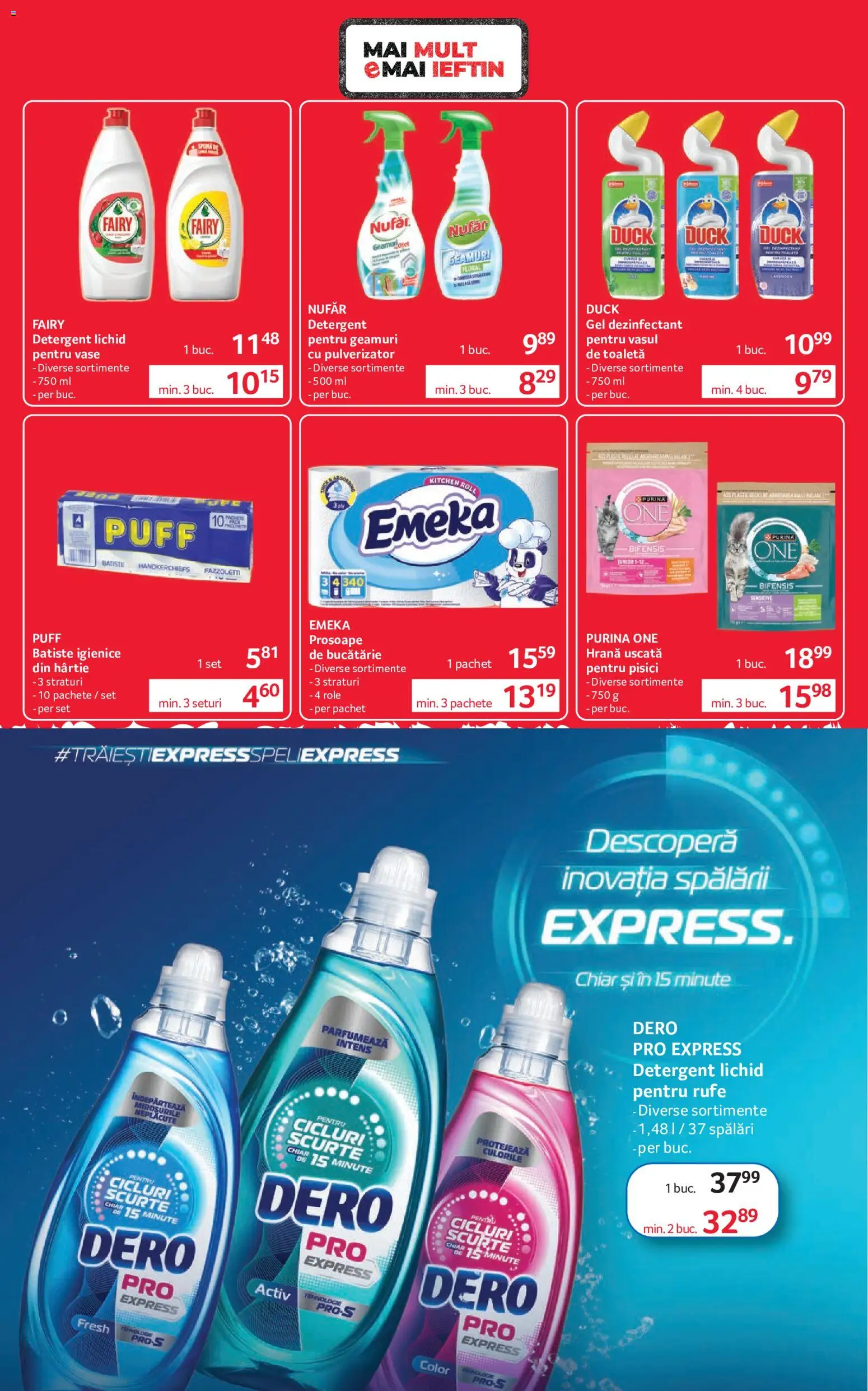 Noul catalog Selgros – valabil de la 04.09.2026 | Pagină: 15 | Produse: Role, Detergent, Gel dezinfectant, Dezinfectant