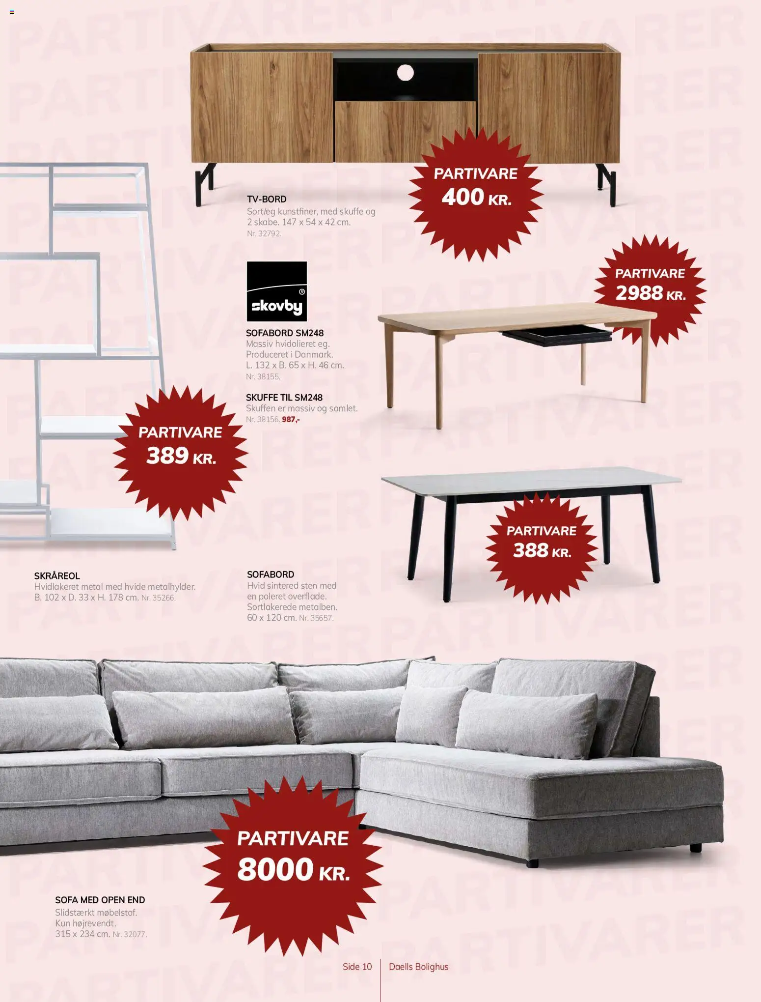 Daells Bolighus tilbudsavis – gyldig fra 20.05.2026 | Side: 10 | Produkter: Sofabord, Sofa