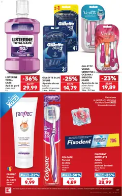 Ofertele Kaufland valabile de la 07.10.2026 | Pagină: 57 | Produse: Clean, Gillette Venus, Adeziv, Apă