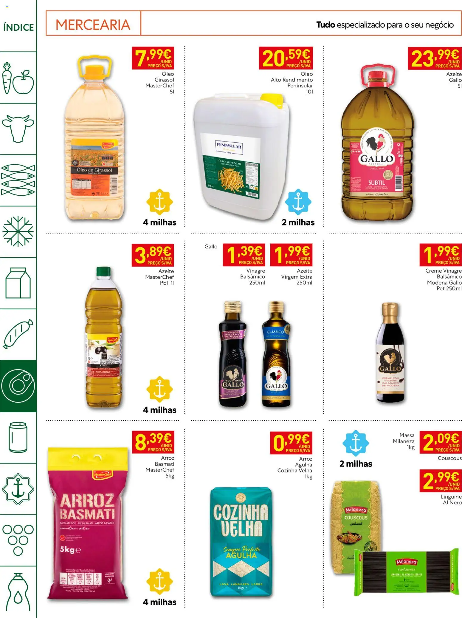 Recheio folheto Horeca Madeira │ válido de 27/10/2026 | Página: 12 | Produtos: Vinagre, Milaneza, Mercearia, Creme