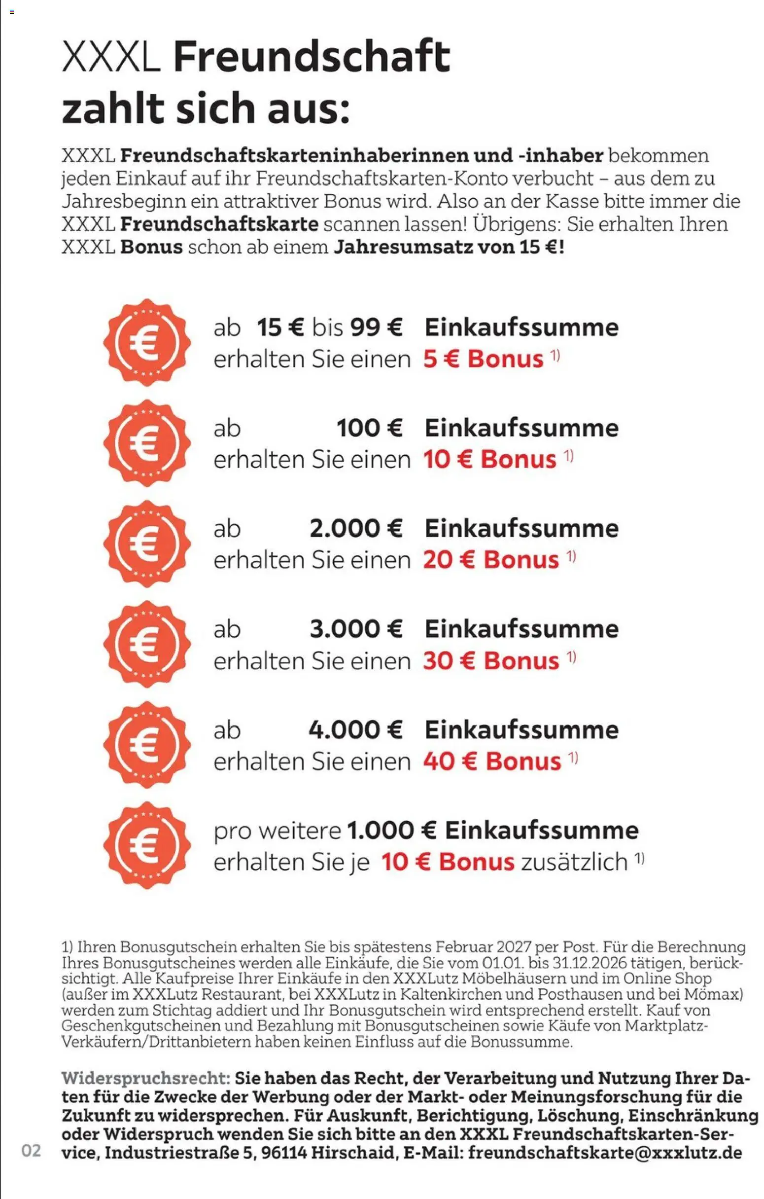 XXXLutz Freundschaftskartenjournal – gültig ab 01.08.2026 | Seite: 2