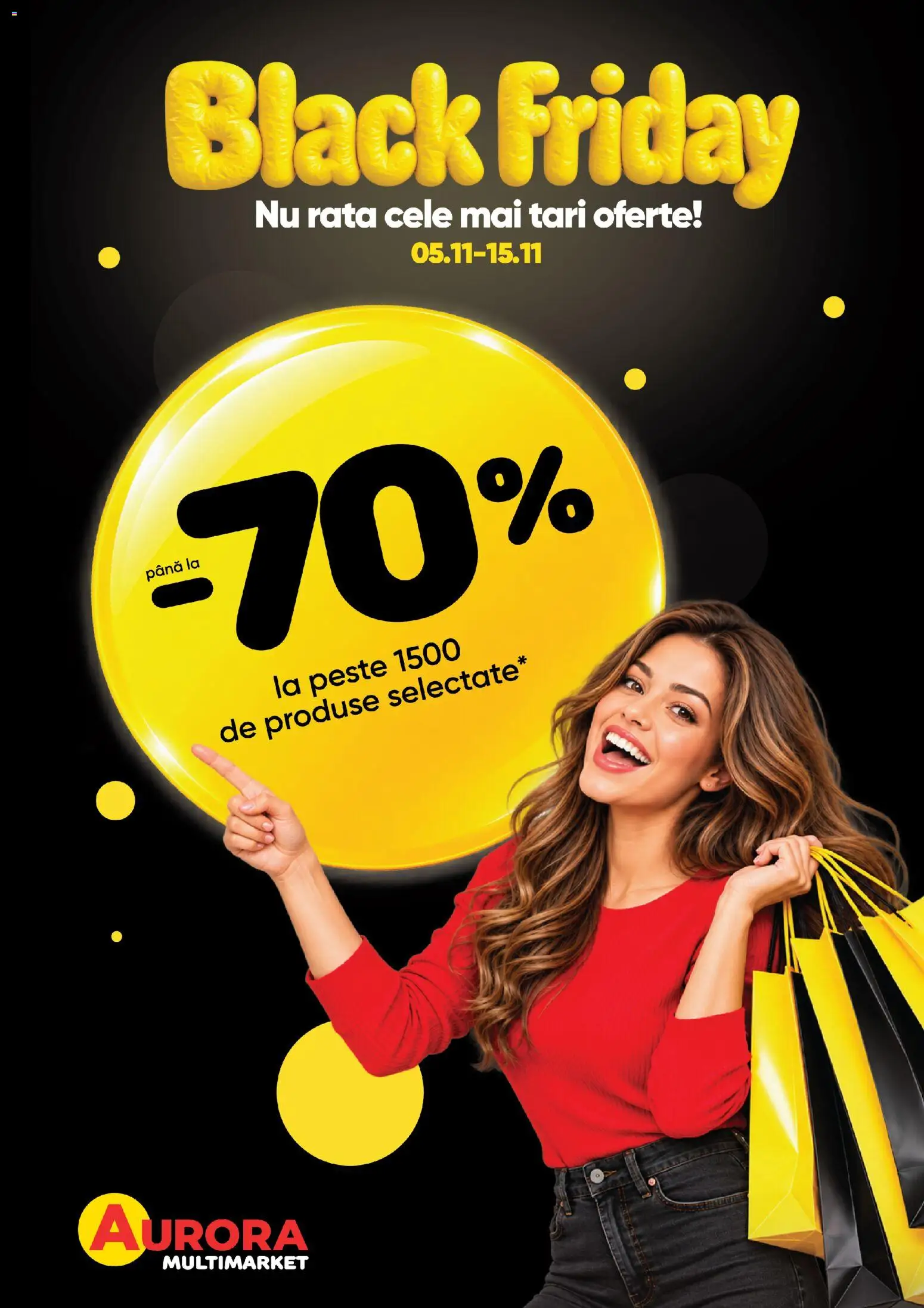 Noul catalog Aurora Multimarket – valabil de la 05.11.2026 | Pagină: 1 | Produse: Rață, Pește, Black