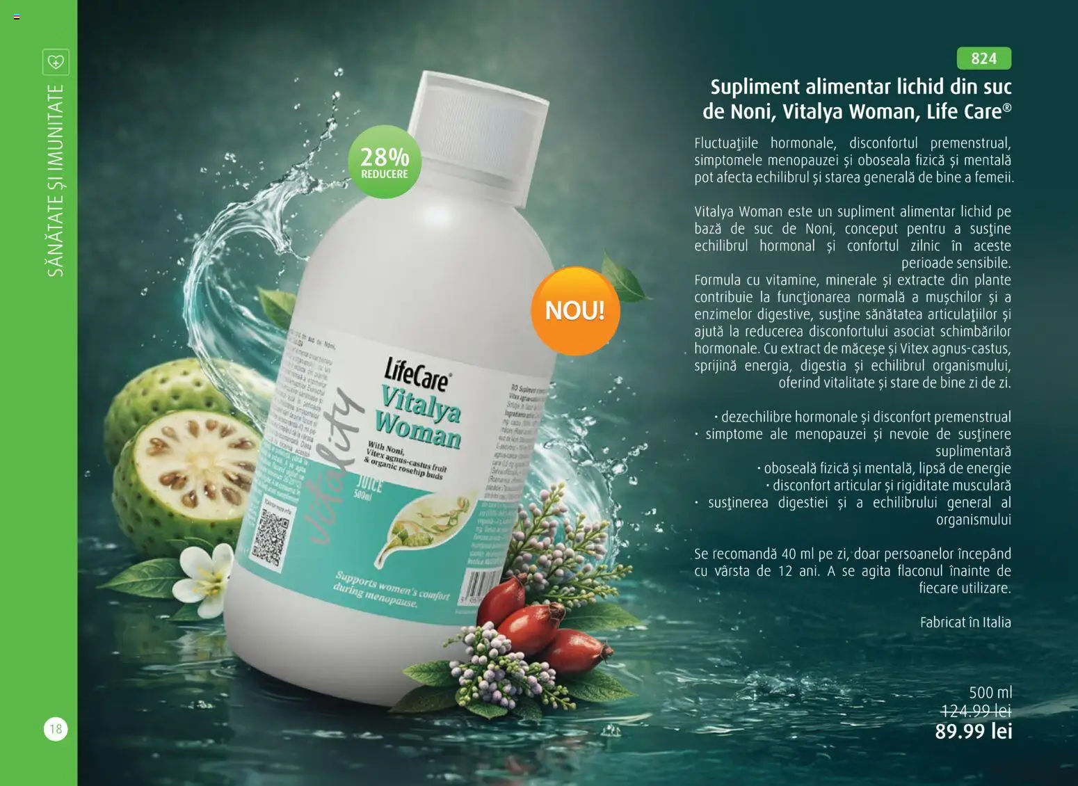 Noul catalog Life Care – valabil de la 01.04.2026 | Pagină: 20 | Produse: Suc