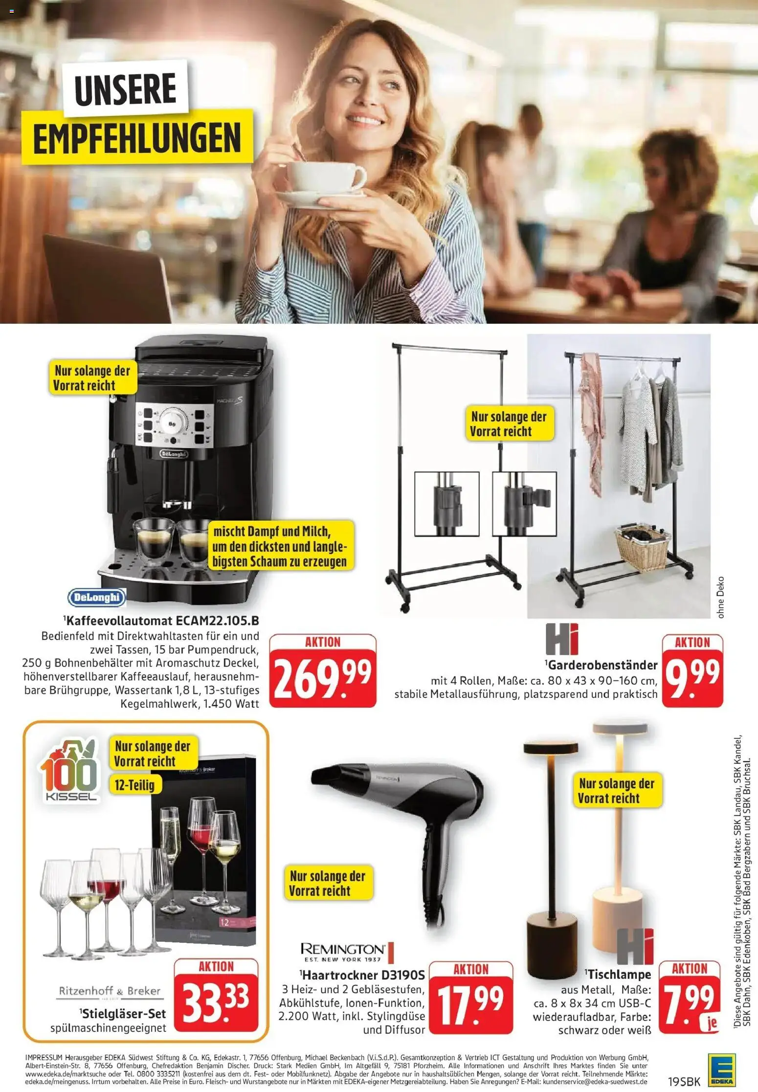 Edeka Prospekt Walldorf (ab 10.08.2026) » Angebote Online | Seite: 19 | Produkte: Bad, Fleisch