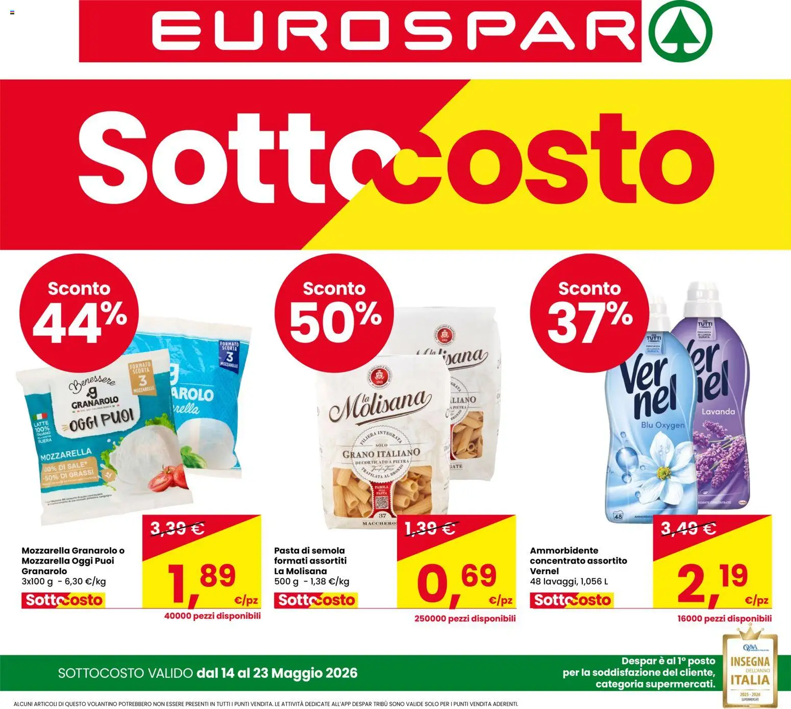 Volantino Eurospar del 14.05.2026 | Pagina: 1