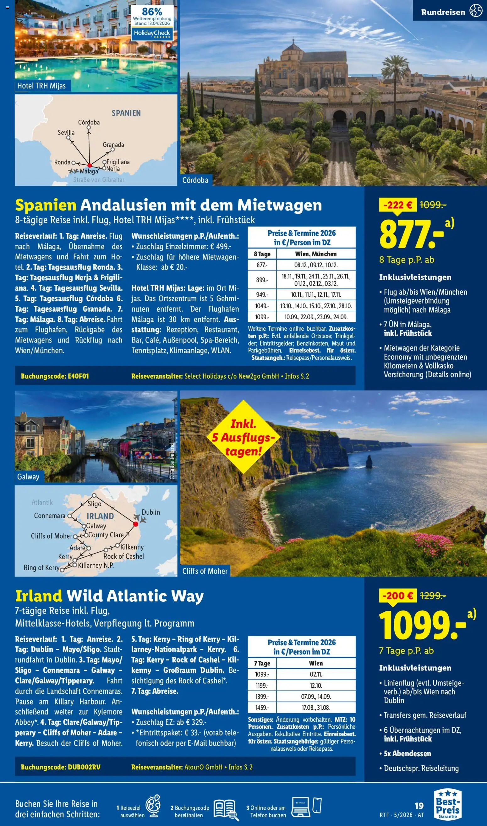 Lidl Mai/Juni Reise - Highlights gültig ab 12.05.2026 | Seite: 19 | Produkte: Rock, Telefon