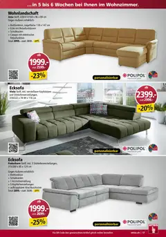 Otto's Aktionen Möbelflyer ab 01.07.2026 gültig | Seite: 17 | Produkte: Ecksofa, Wohnlandschaft