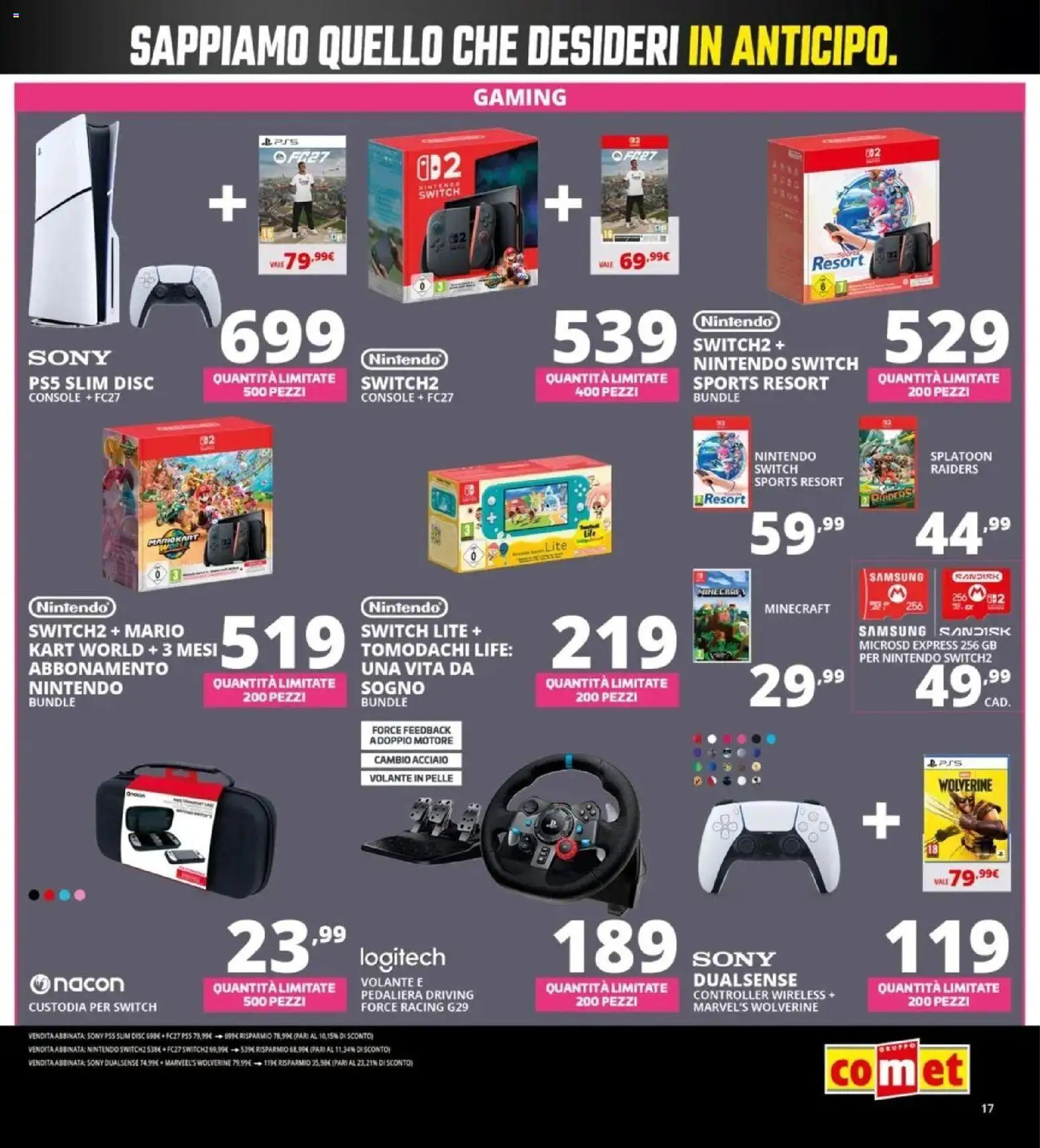 Nuovo Comet Black Friday dal 29/10/2026 > offerte anteprima 🛍️ | Pagina: 17 | Prodotti: Samsung