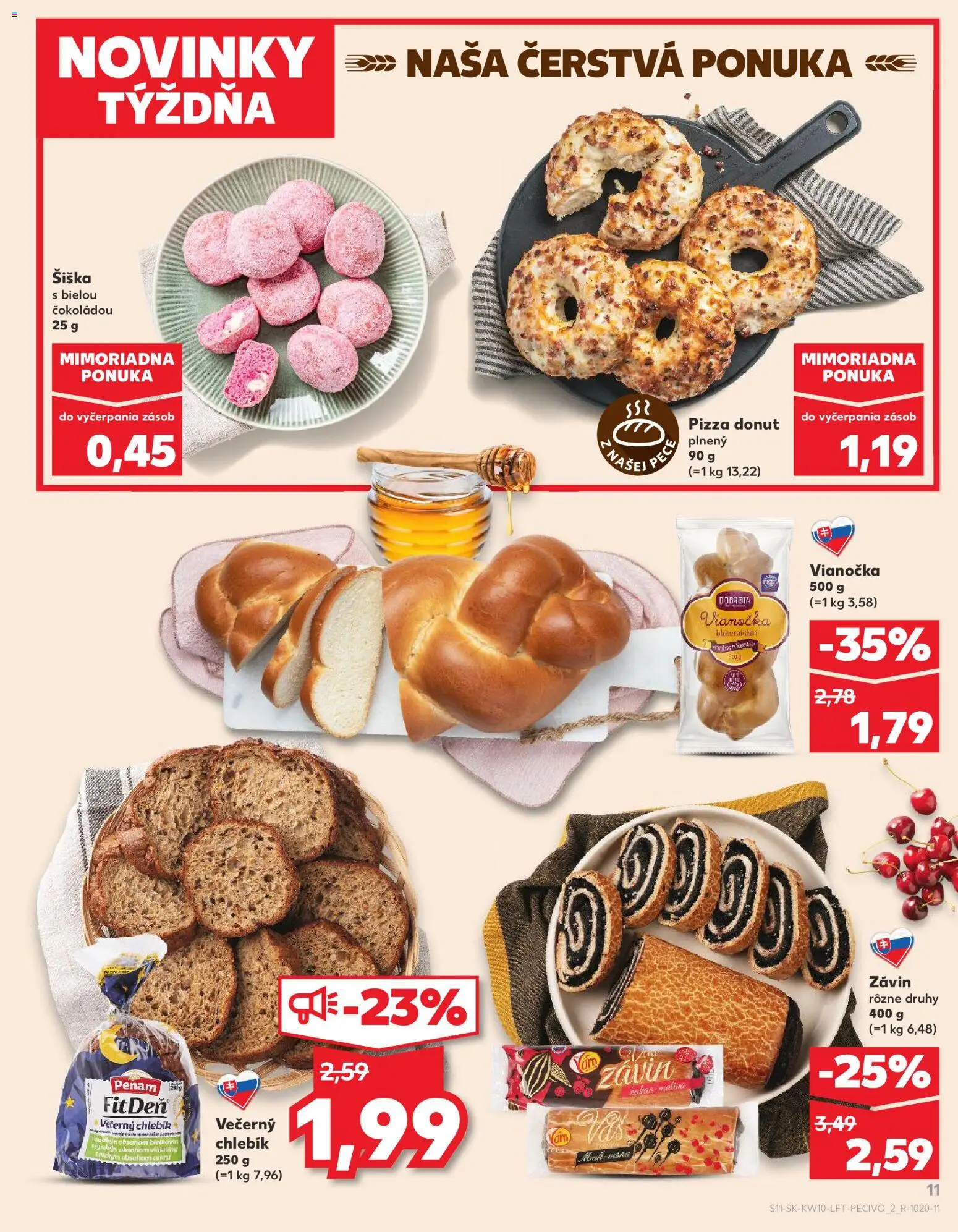 Kaufland SK akciós ujság - amely érvényes a következő dátumtól: 2026.03.05. | Oldal: 11 | Termékek: Pizza