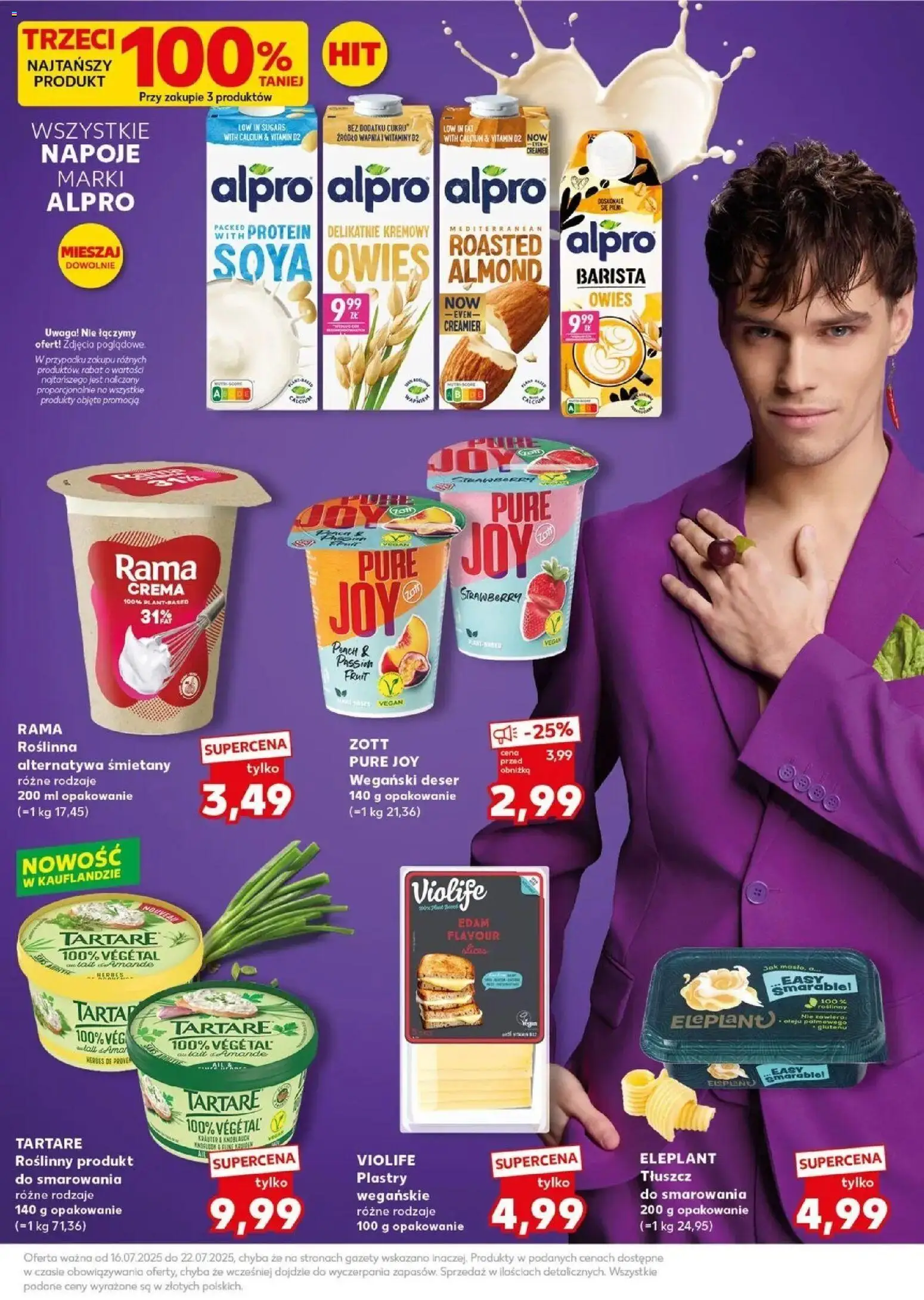 Kaufland gazetka - Mocny start od 20.07.2026 | Strona: 17 | Produkty: Napoje, Deser, Rama, Plastry wegańskie