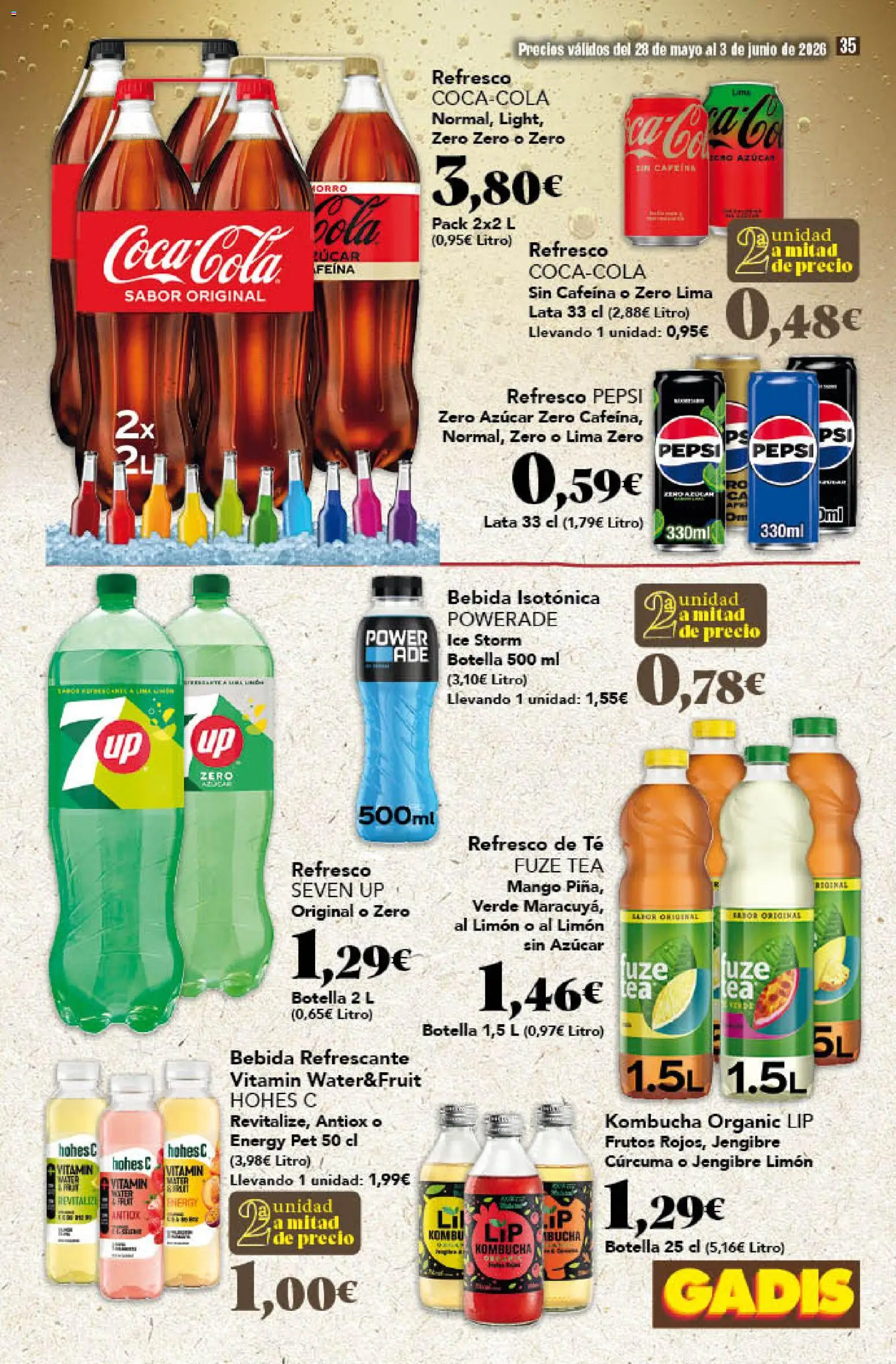 Gadis folleto │ válido desde el 28.05.2026 | Página: 35 | Productos: Lima, Té, Ρούτερ