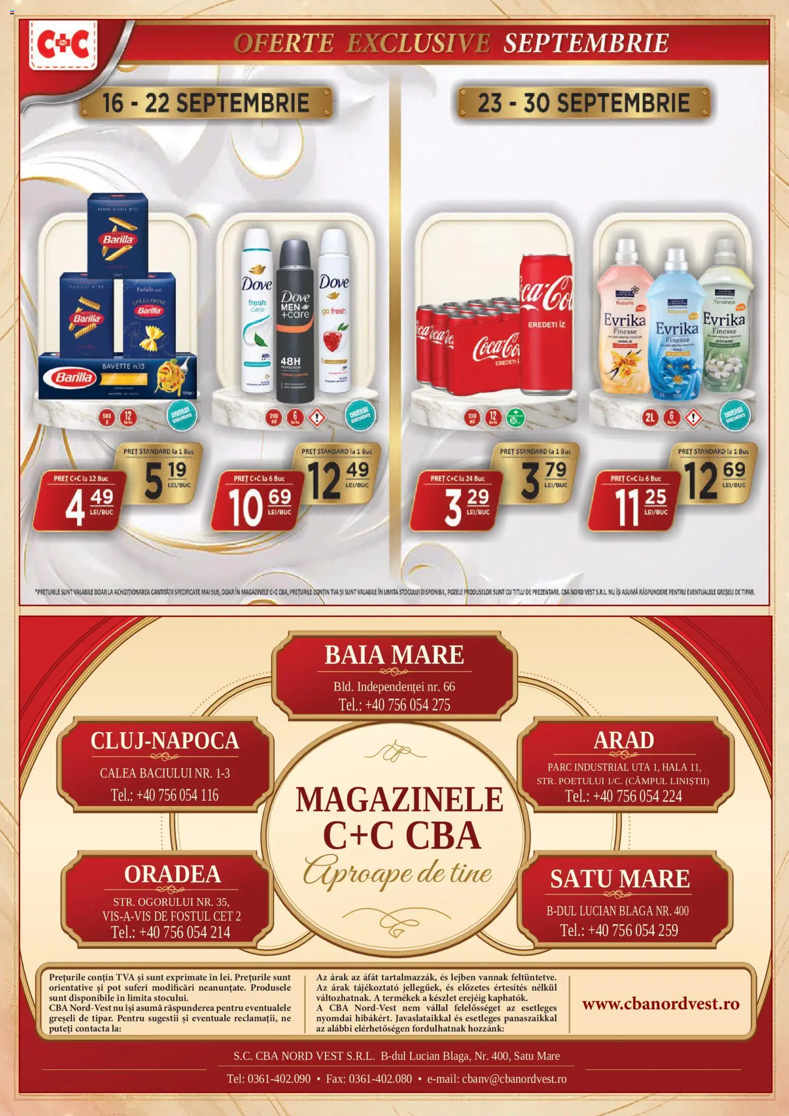 Noul catalog CBA – valabil de la 16.09.2026 | Pagină: 12 | Produse: Barilla