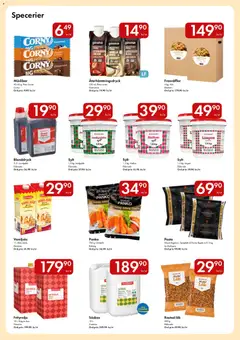 Snabbgross erbjudanden - Förhandsvisning av reklamblad från butik Snabbgross aktuell från 18.05.2026 | Sida: 10 | Produkter: Rostad lök, Spaghetti, Hallon, Vaniljsås