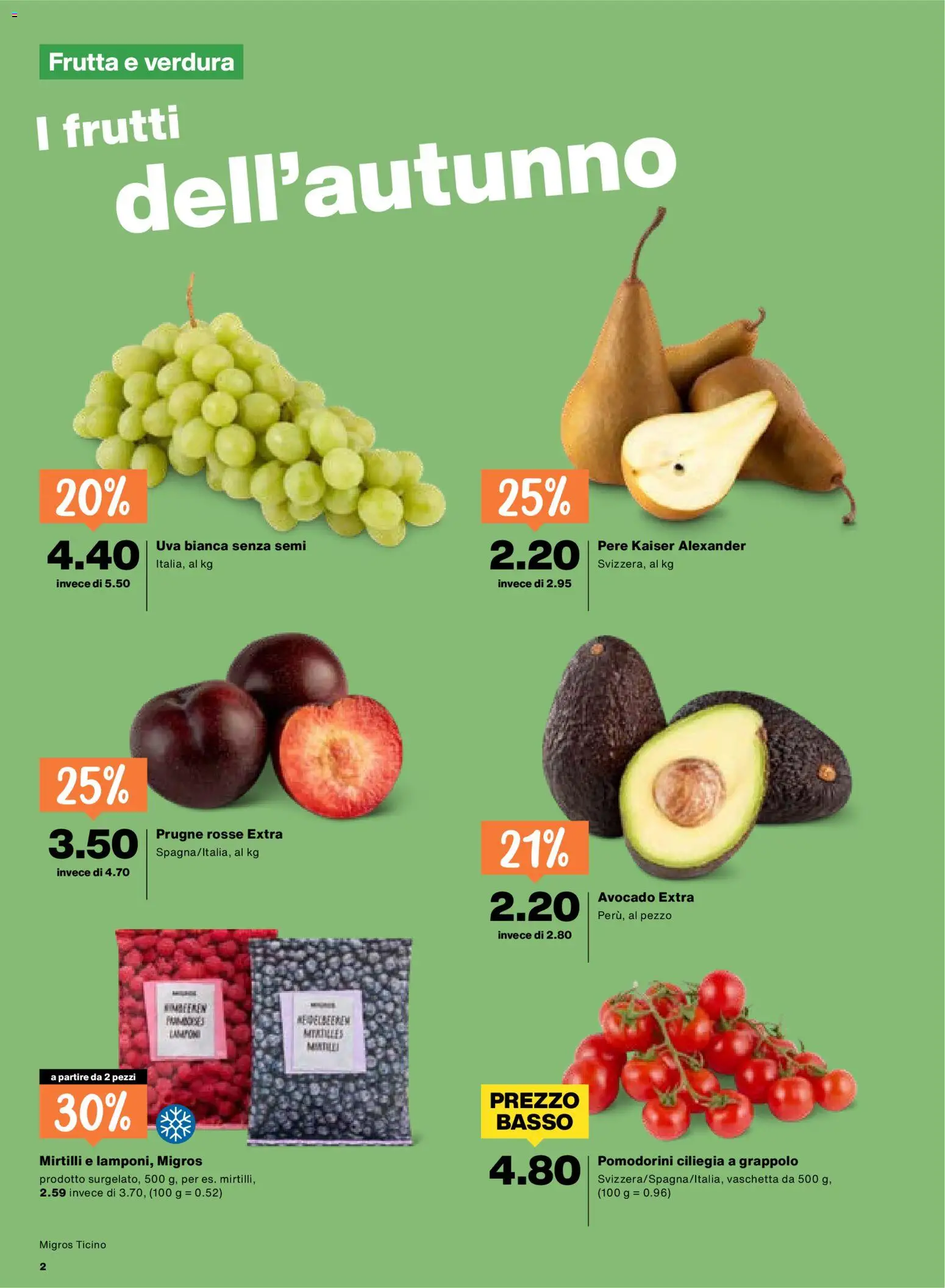 Migros aktionen IT – gültig ab 22.10.2026 | Seite: 2 | Produkte: Avocado