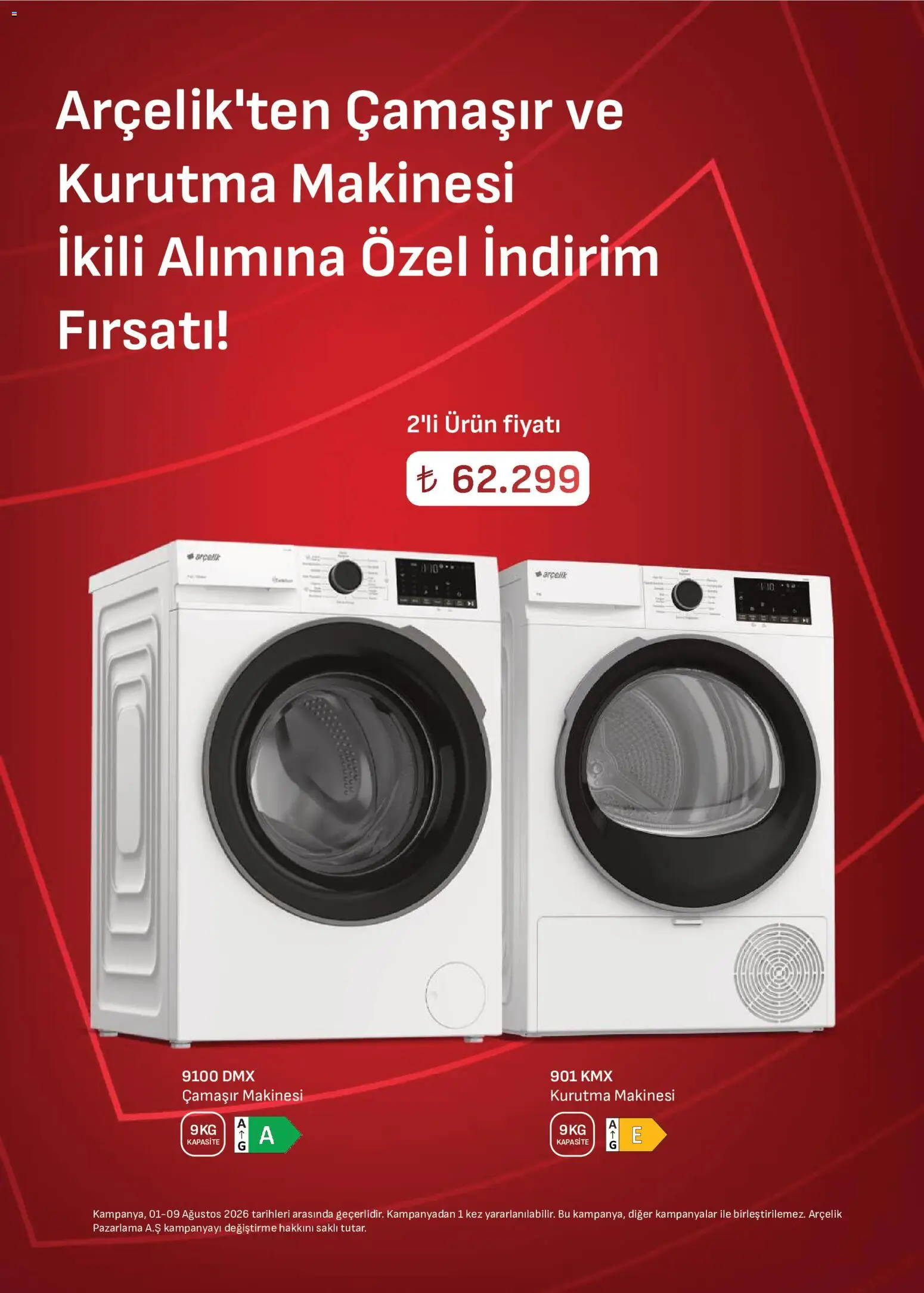 Arçelik Katalog - 01 Ağustos 2026 tarihinden itibaren geçerlidir | Sayfa: 23