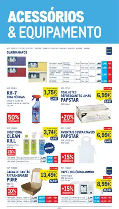 Pré-visualização Makro Folheto válido de 19.05.2026 | Página: 20 | Produtos: Papel higiénico, Inseticida, Champagne, Caixa