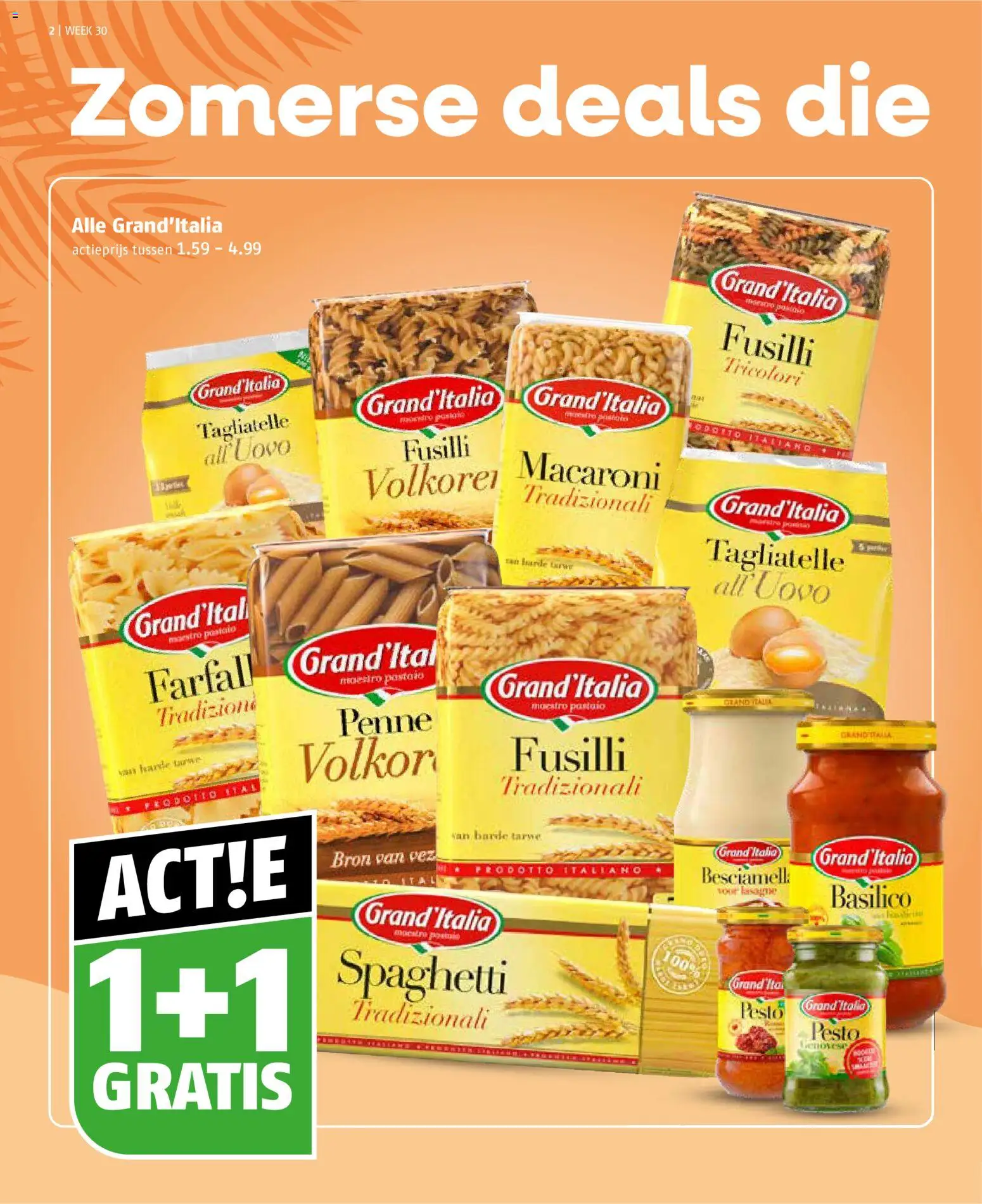{H1} | Pagina: 2 | Producten: Spaghetti, Macaroni, Tarwe, Pesto
