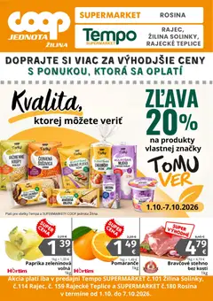 COOP Jednota leták platný od 01.10.2026