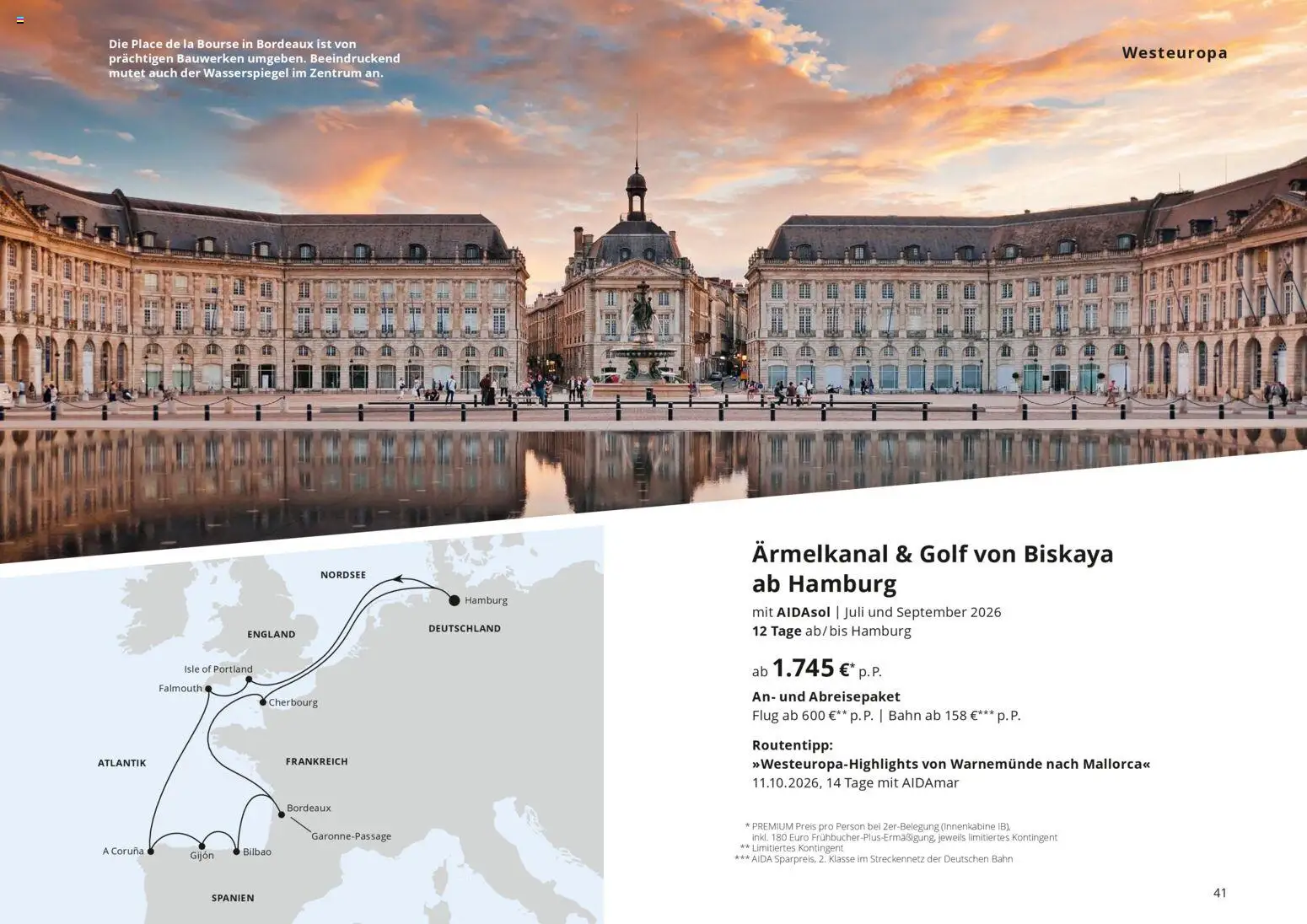 Aida AIDAselection – gültig ab 01.04.2026 | Seite: 41