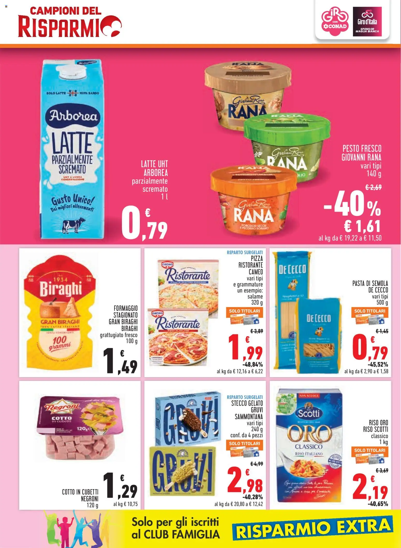 Volantino Conad del 07.05.2026 | Pagina: 2 | Prodotti: Salame, Pizza, Riso, Pasta