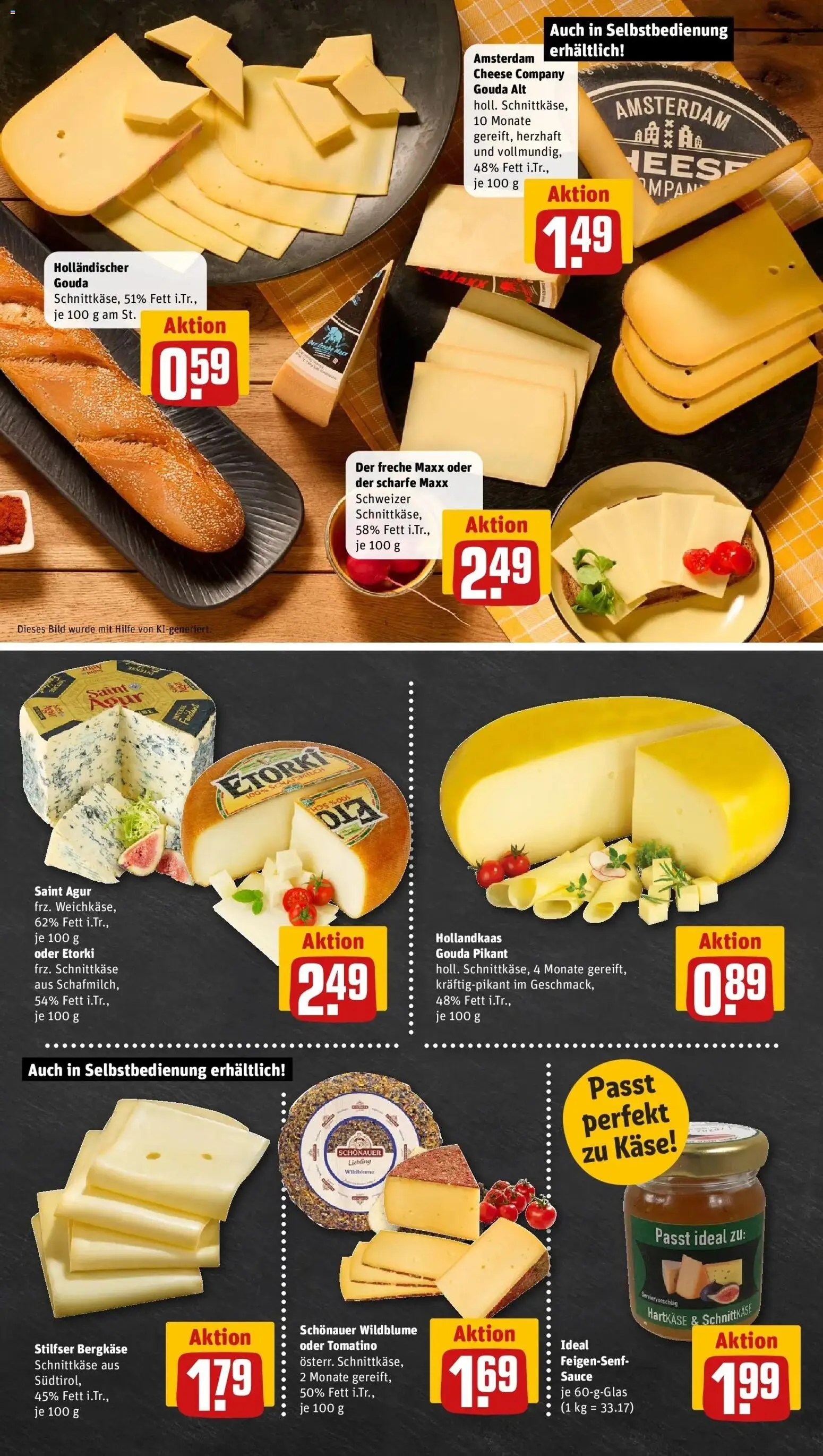 REWE Prospekt ab 03.08.2026 zum Blättern » Angebote | Seite: 9 | Produkte: Käse, Gouda