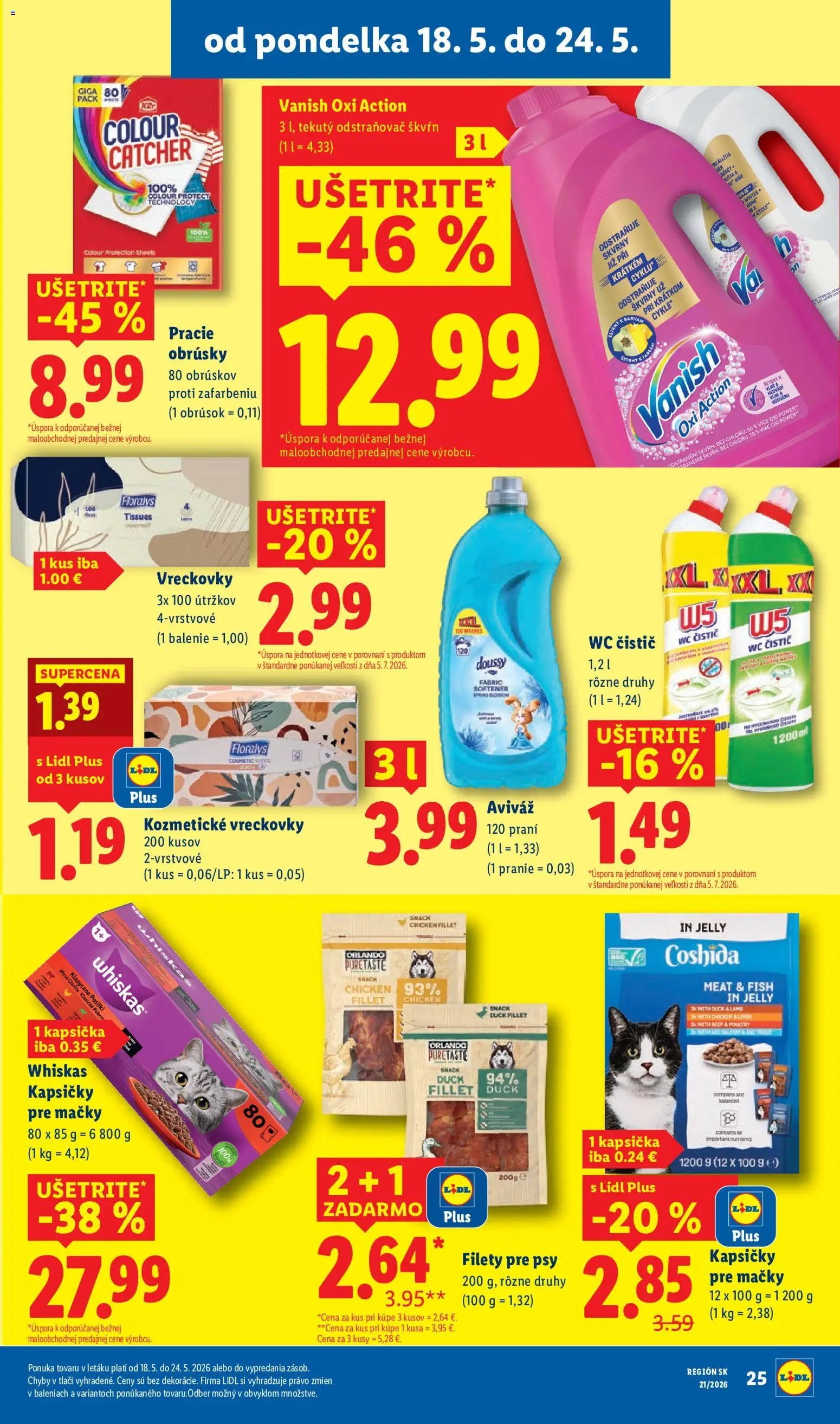 Lidl leták od 18.05.2026 » Pozrite si limitované zľavy a ušetrite ešte dnes! | Slovensko