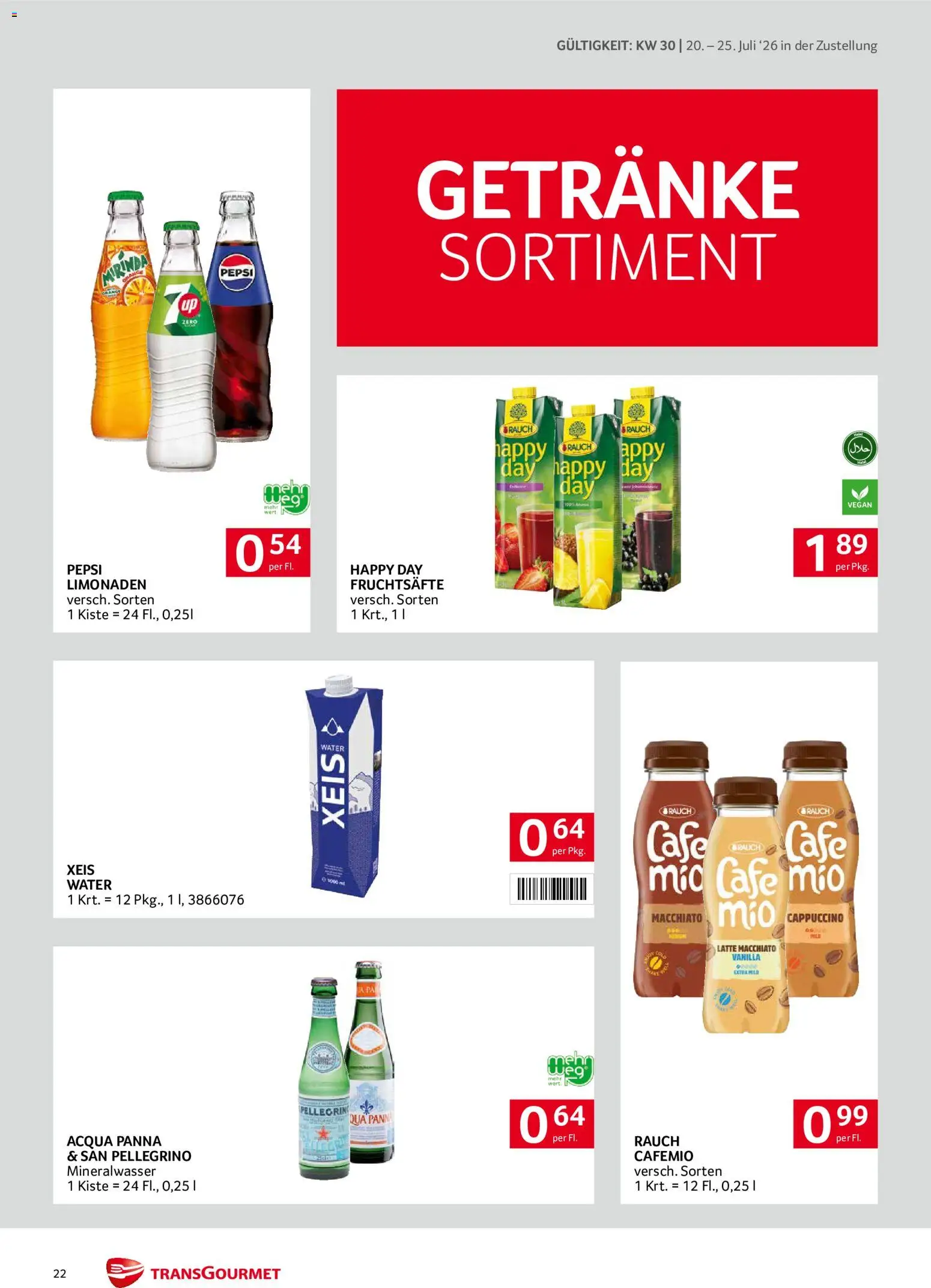 Transgourmet Zustellaktion gültig ab 20.07.2026 | Seite: 22