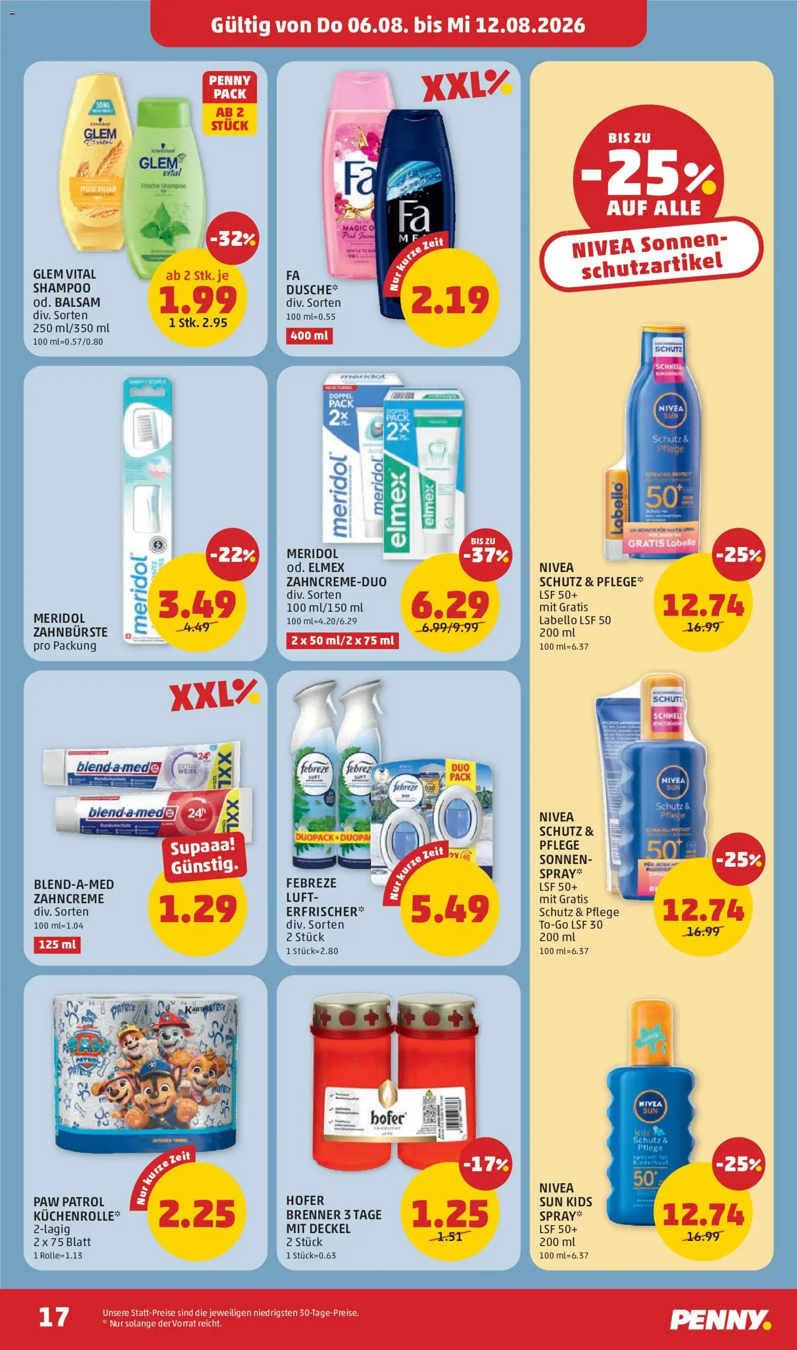 Penny Markt - Flugblatt gültig ab 06.08.2026 | Seite: 17