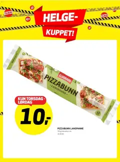 Forhåndsvisning av Bunnpris kundeavis gyldig fra 07/09/2026 | Side: 18 | Produkter: Pizzabunn