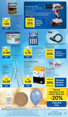 Tesco leták platný od 27.05.2026 | Strana: 41 | Produkty: Aku vŕtačka, Náradie, Vŕtačka, Aku