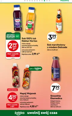 Pogląd oferty "Żabka gazetka" - ważna od 09.09.2026 | Strona: 70 | Produkty: Smoothie, Porzeczka, Sok, Sok marchwiowy