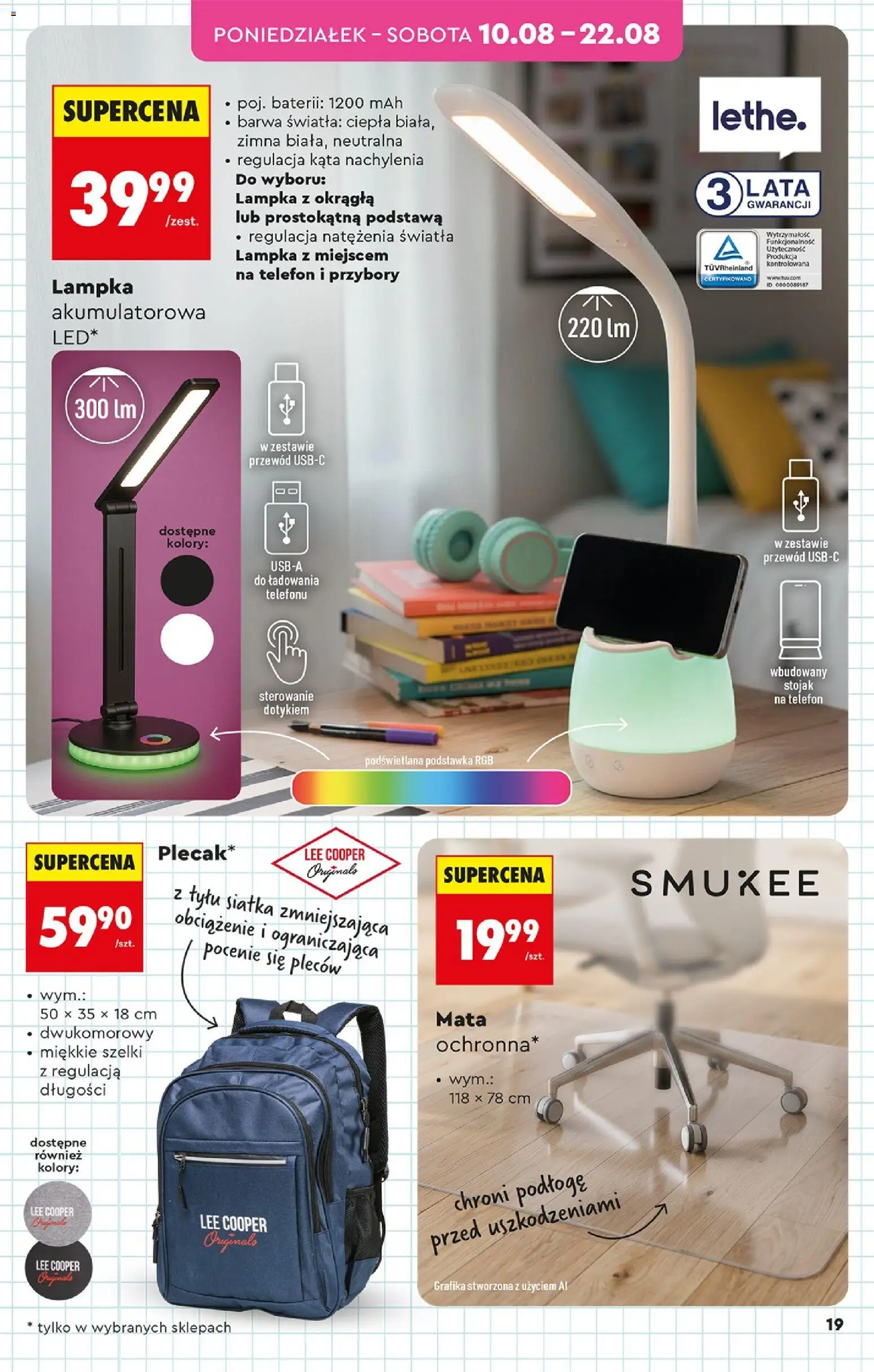 Biedronka Polsko leták - Hity i inspiracje od 10.08.2026 | Strana: 19 | Produkty: Telefon