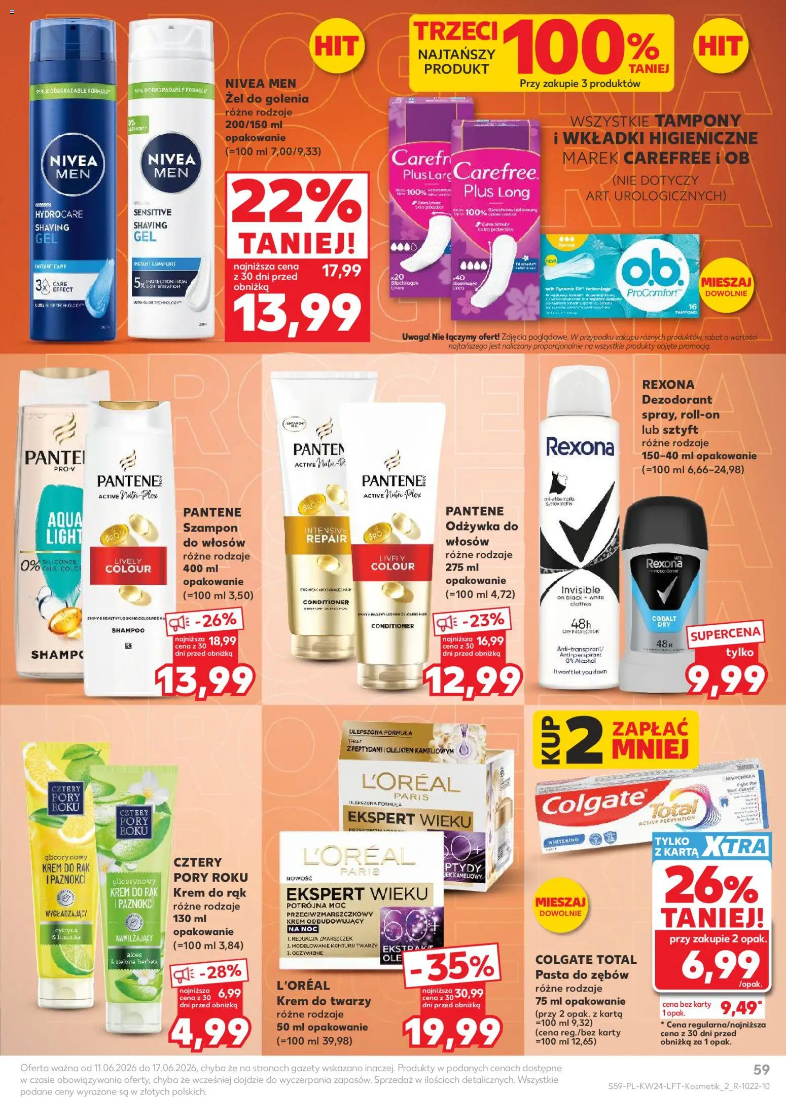 Kaufland gazetka od 11.06.2026 | Strona: 59 | Produkty: Szampon, Odżywka, Herbata, Krem