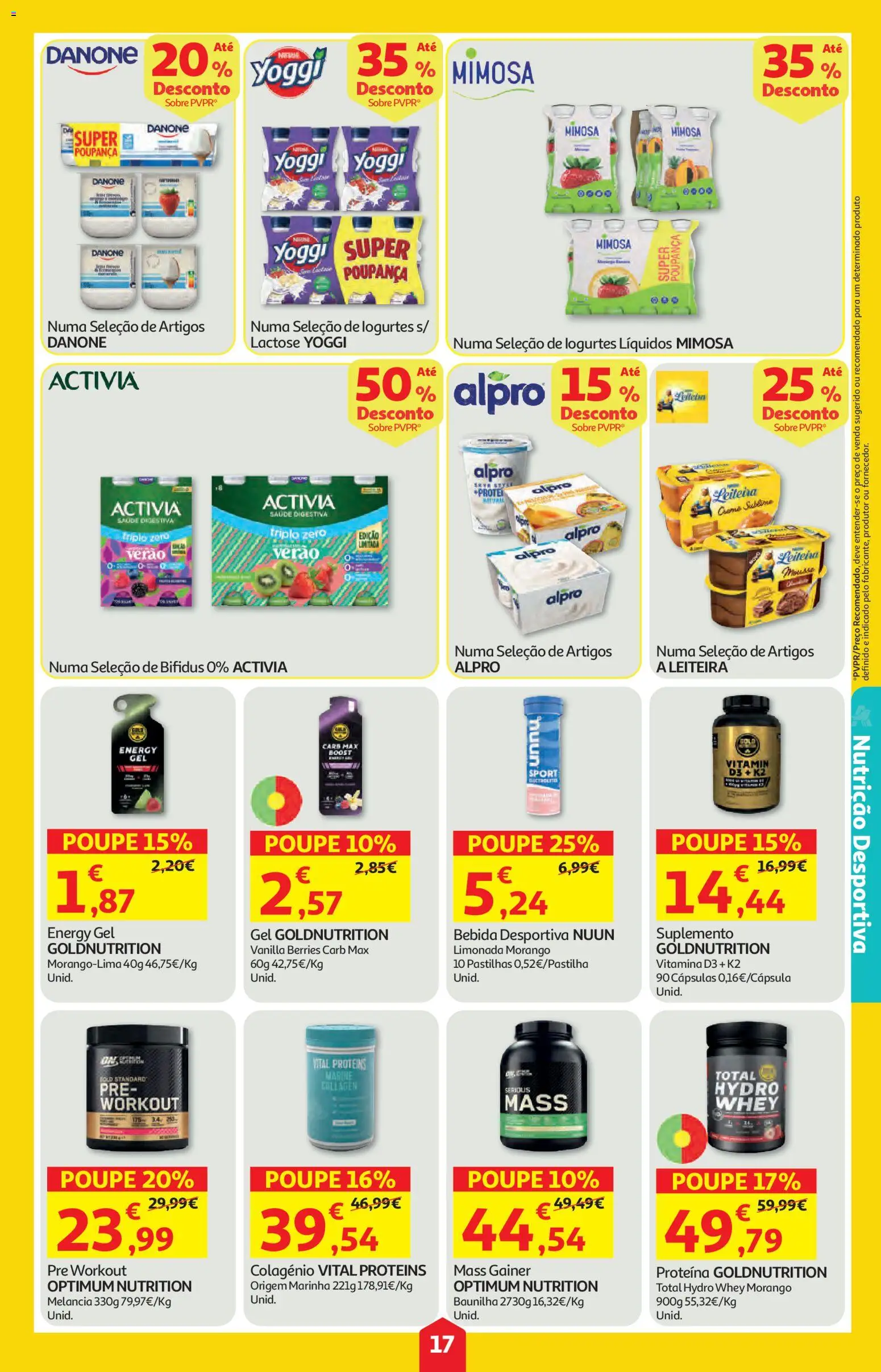 Auchan folheto │ válido de 18.06.2026 | Página: 17 | Produtos: Melancia, Bebida, Proteina