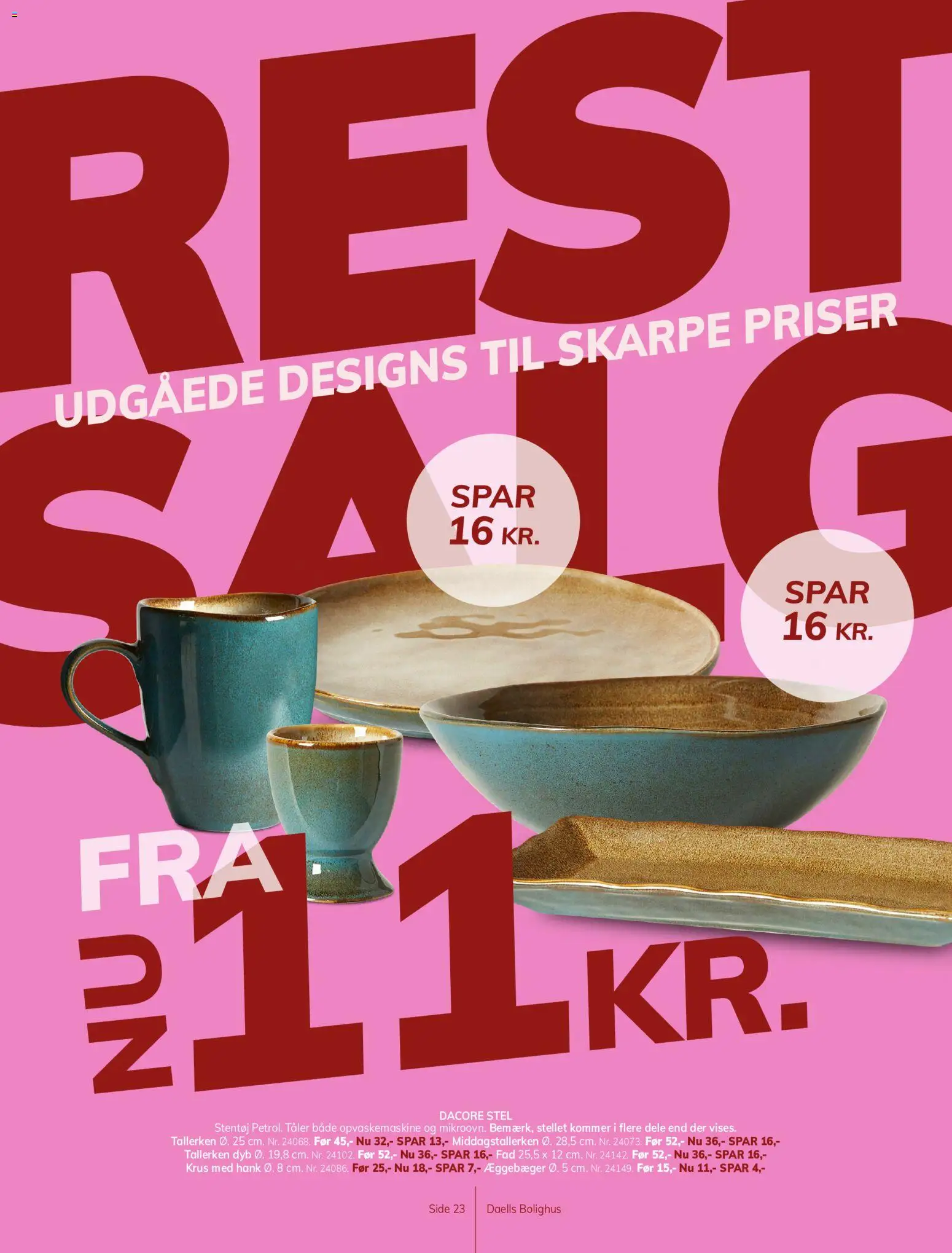 Daells Bolighus tilbudsavis – gyldig fra 20.05.2026 | Side: 23 | Produkter: Opvaskemaskine