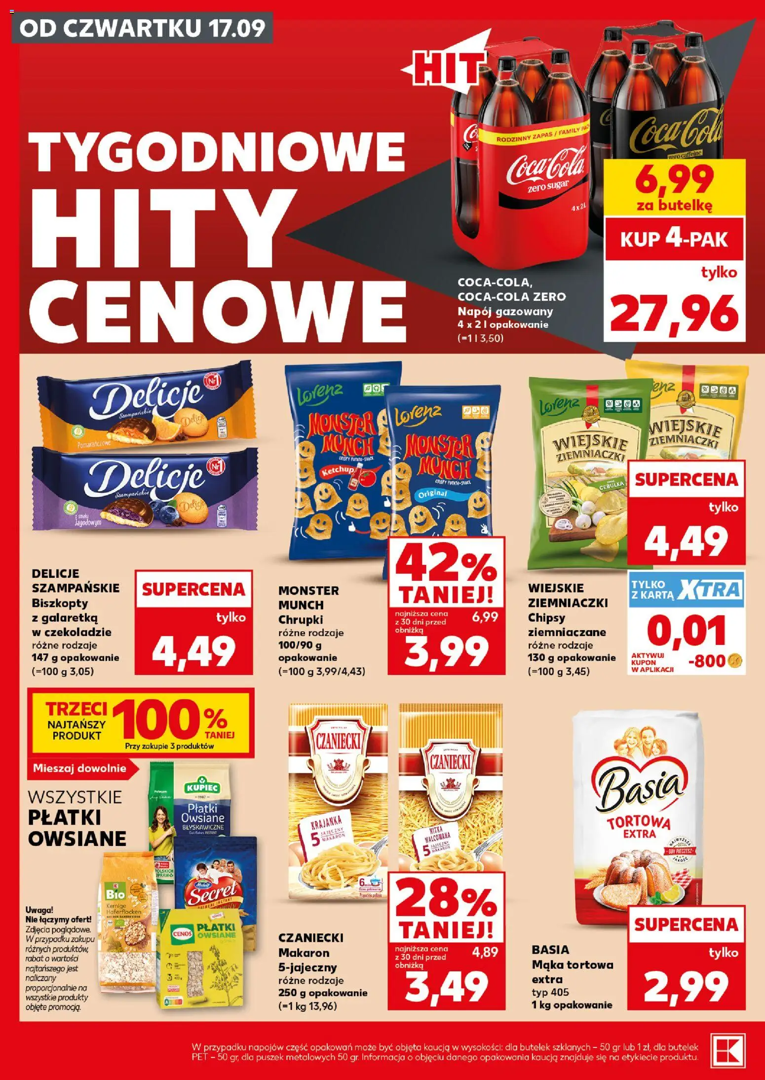 Kaufland Polsko leták - Mocny start od 21.09.2026 | Strana: 8 | Produkty: Monster, Pero, Chipsy